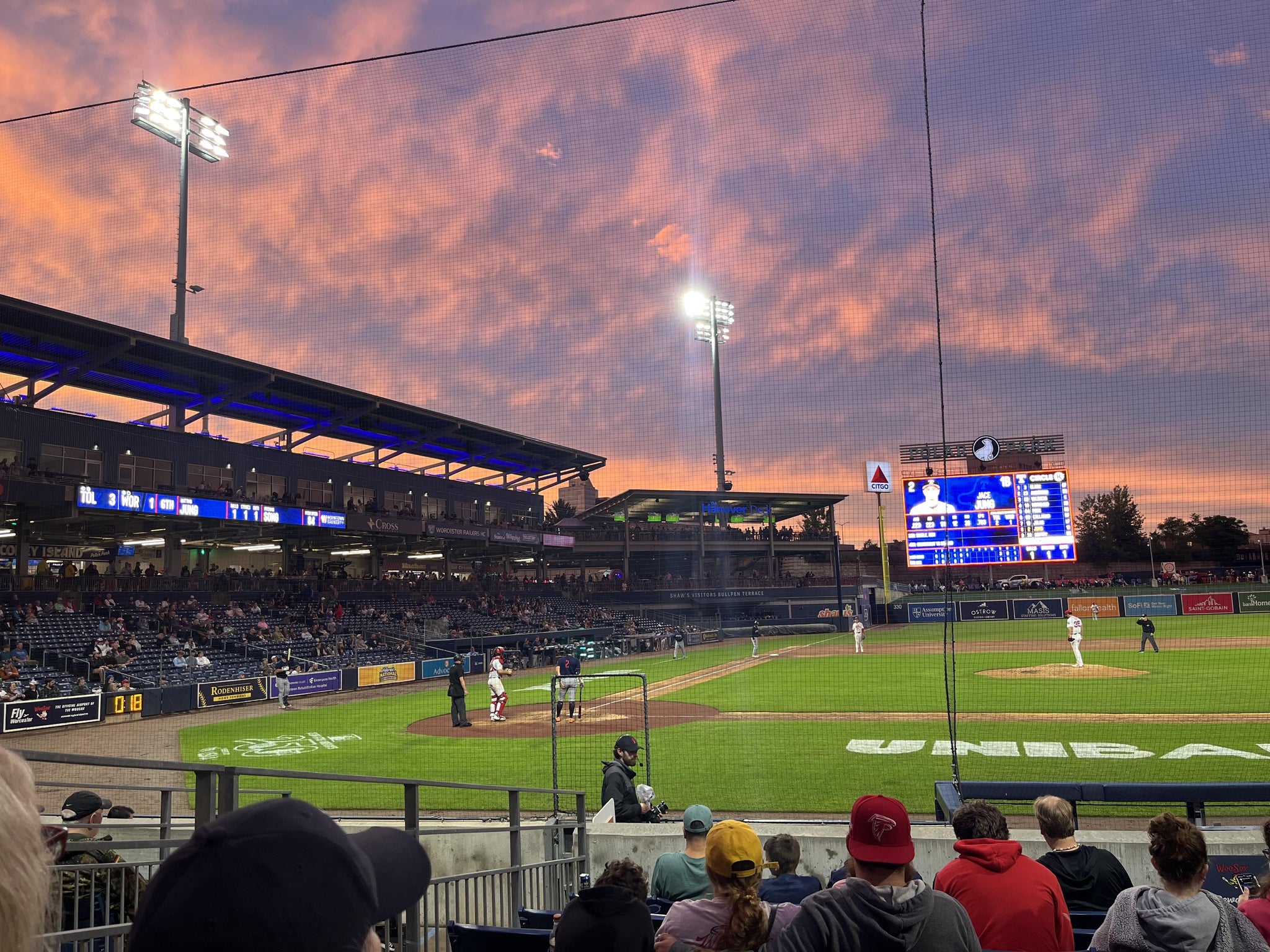 Real Fan View taken from Section 12 at Polar Park by Howard Z
