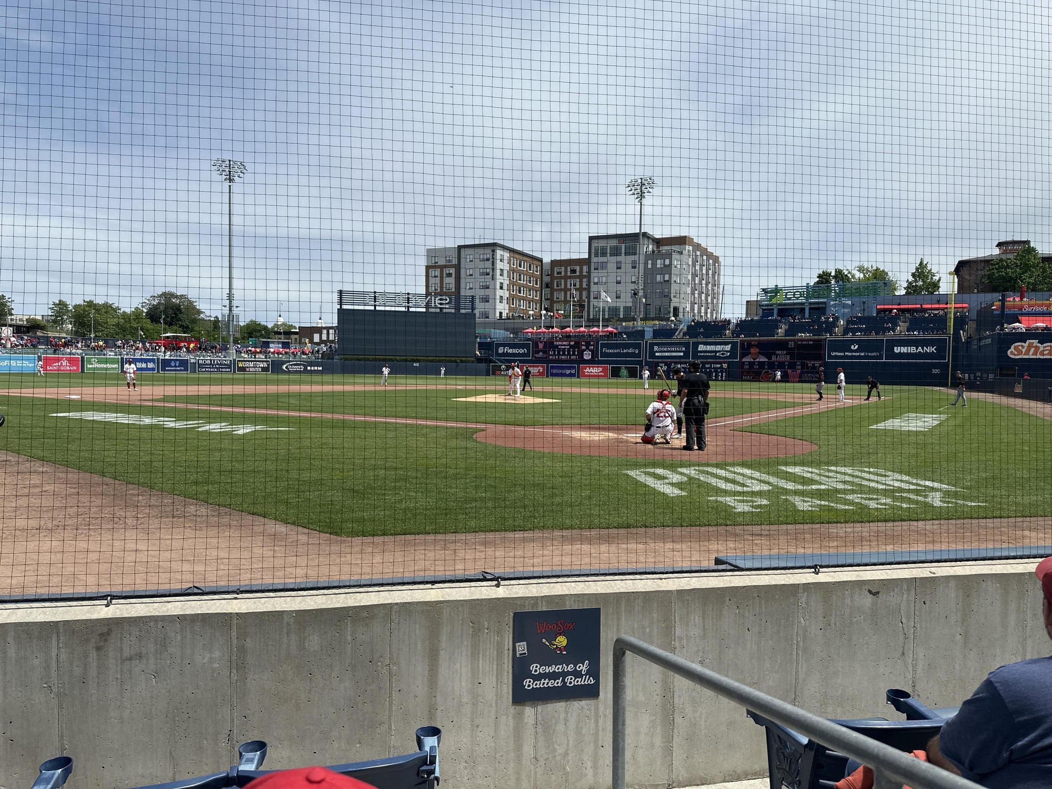 Real Fan View taken from Section 8 at Polar Park by Hendrick N