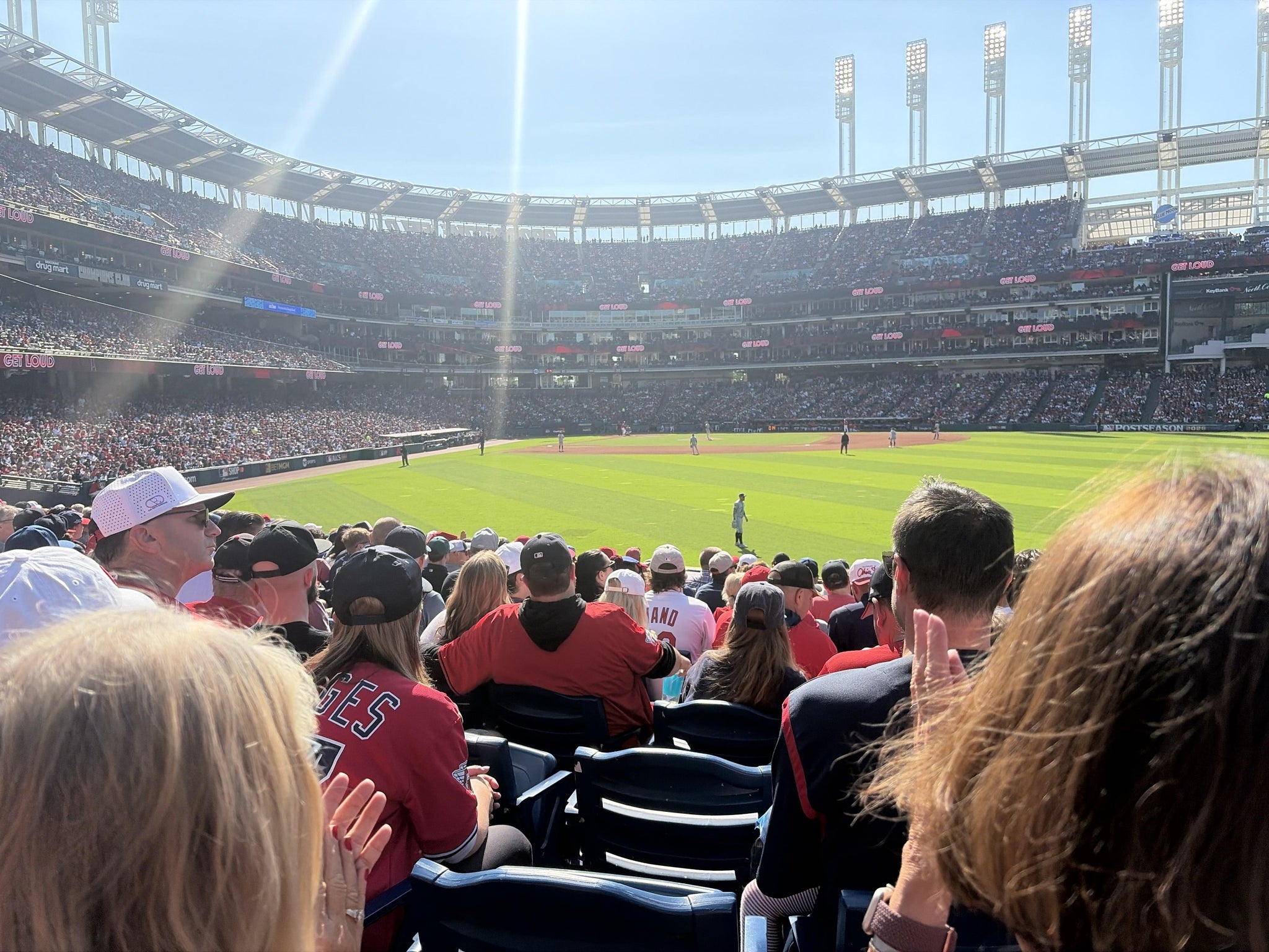 Real Fan View taken from Section 107 at Progressive Field by Ryan C
