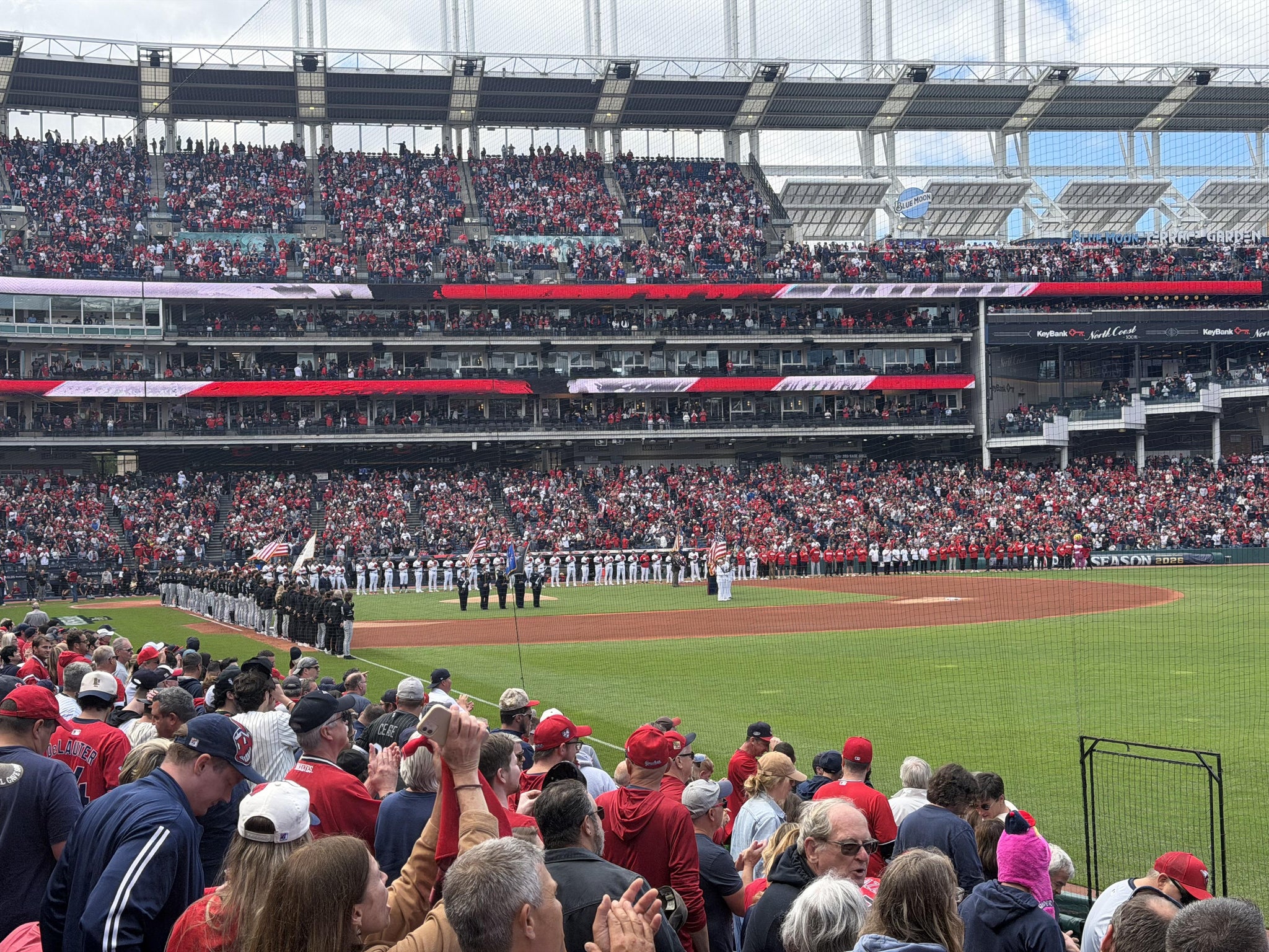 Real Fan View taken from Section 117 at Progressive Field by Michael U