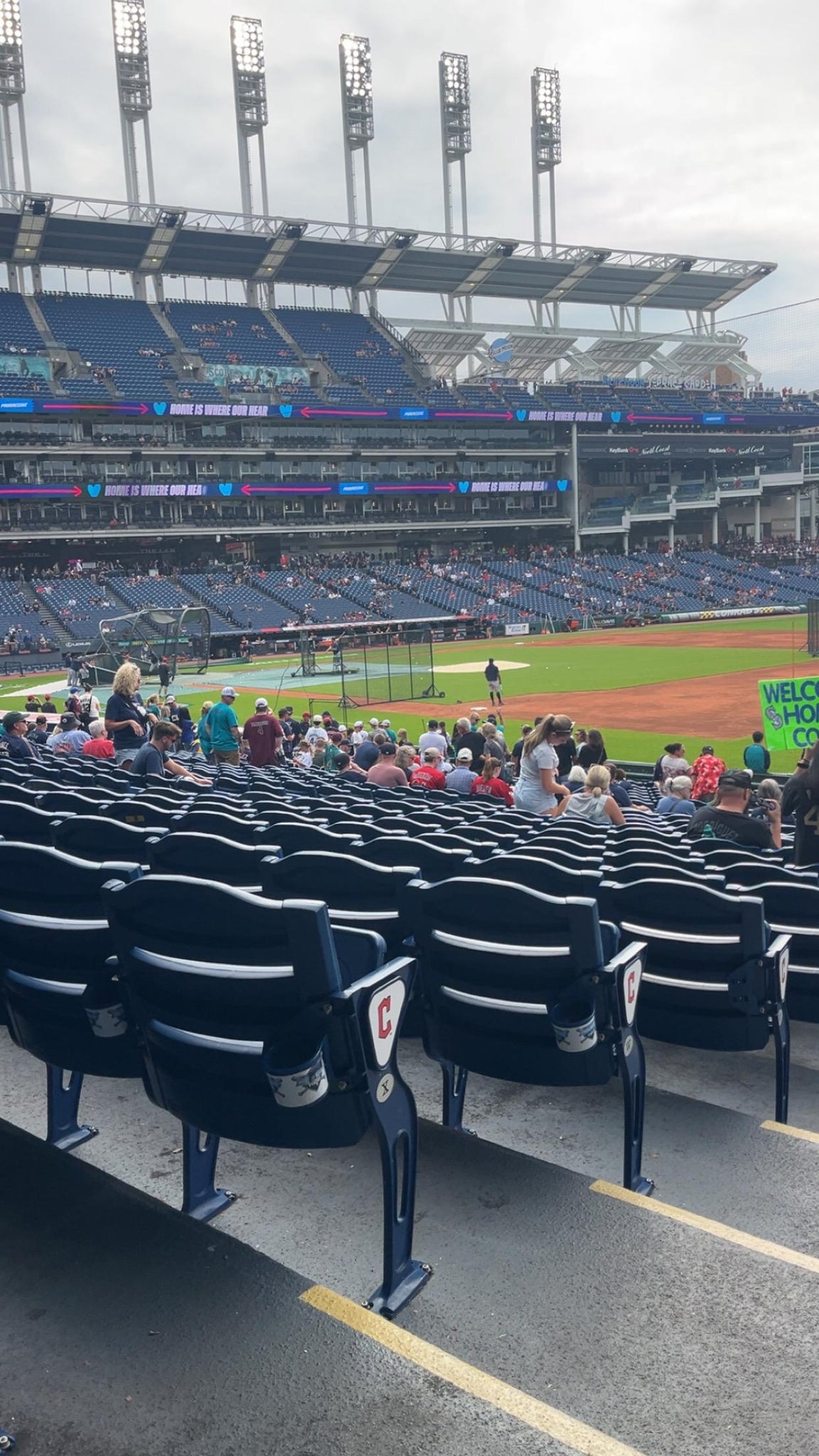 Real Fan View taken from Section 131 at Progressive Field by Angie B