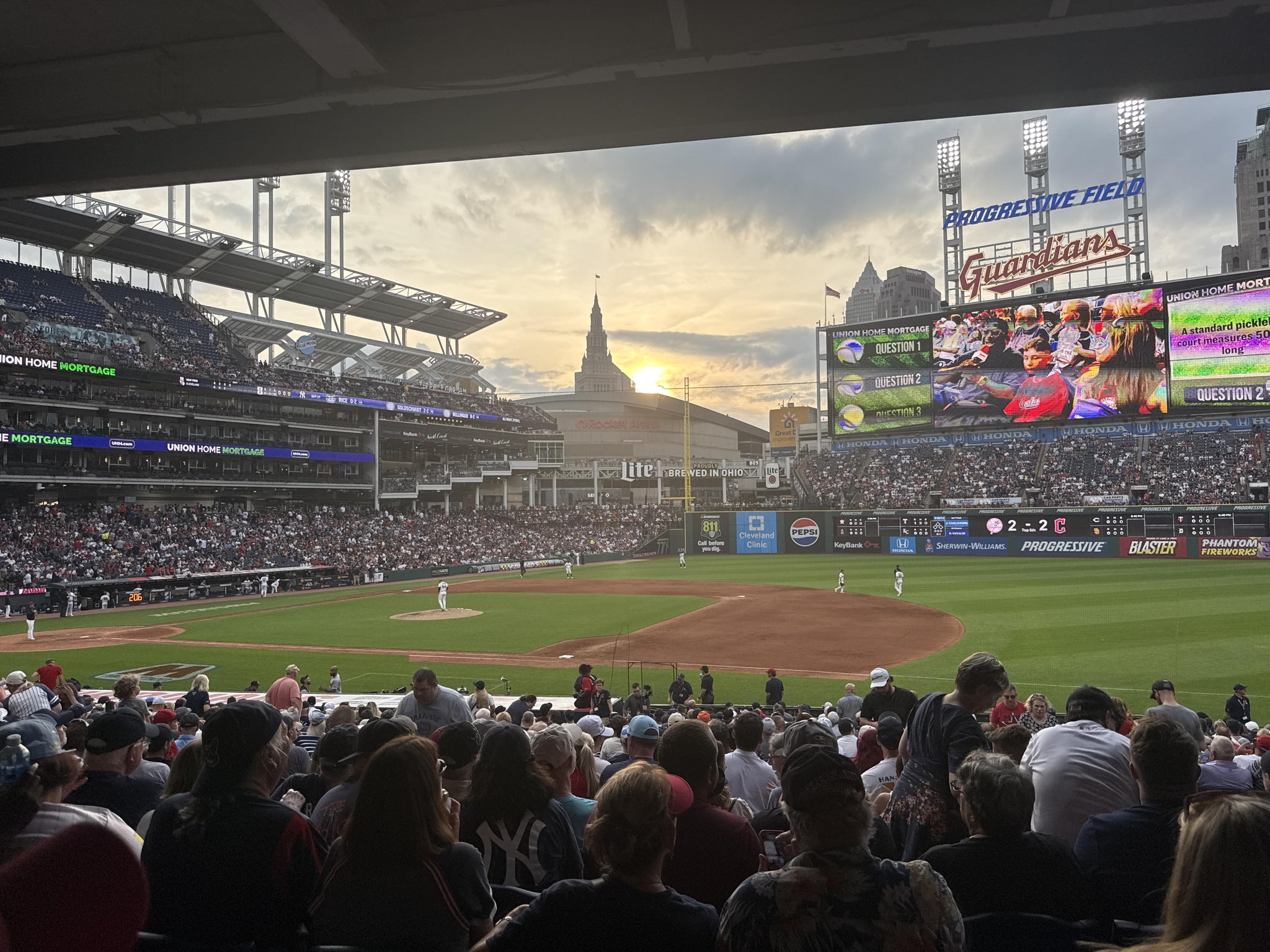 Real Fan View taken from Section 138 at Progressive Field by Brittany M