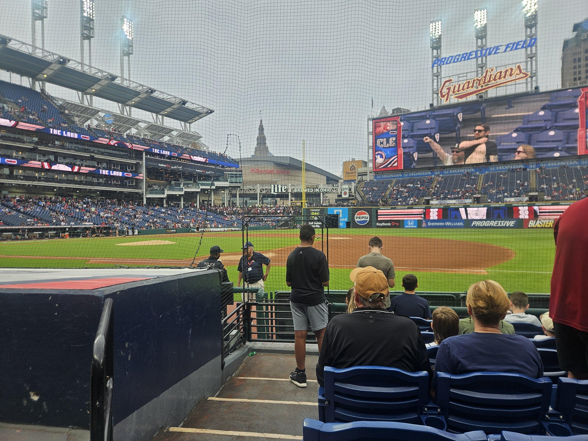 Real Fan View taken from Section 138 at Progressive Field by Stephen L