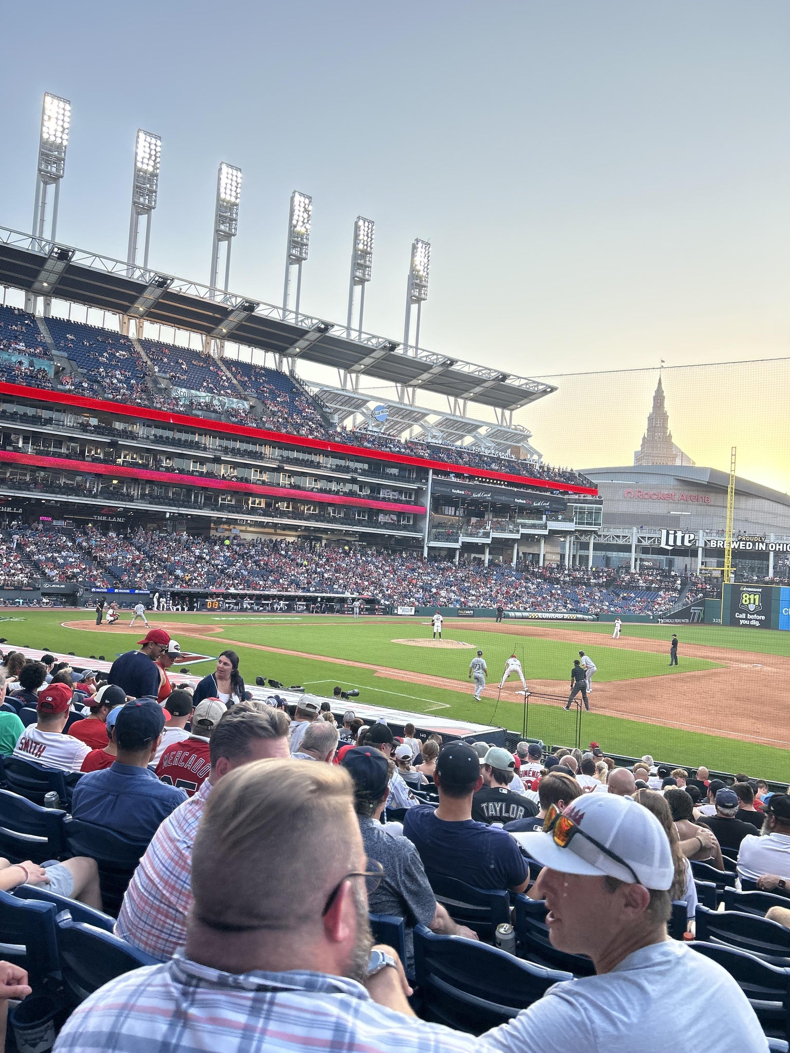 Real Fan View taken from Section 138 at Progressive Field by Calvin J