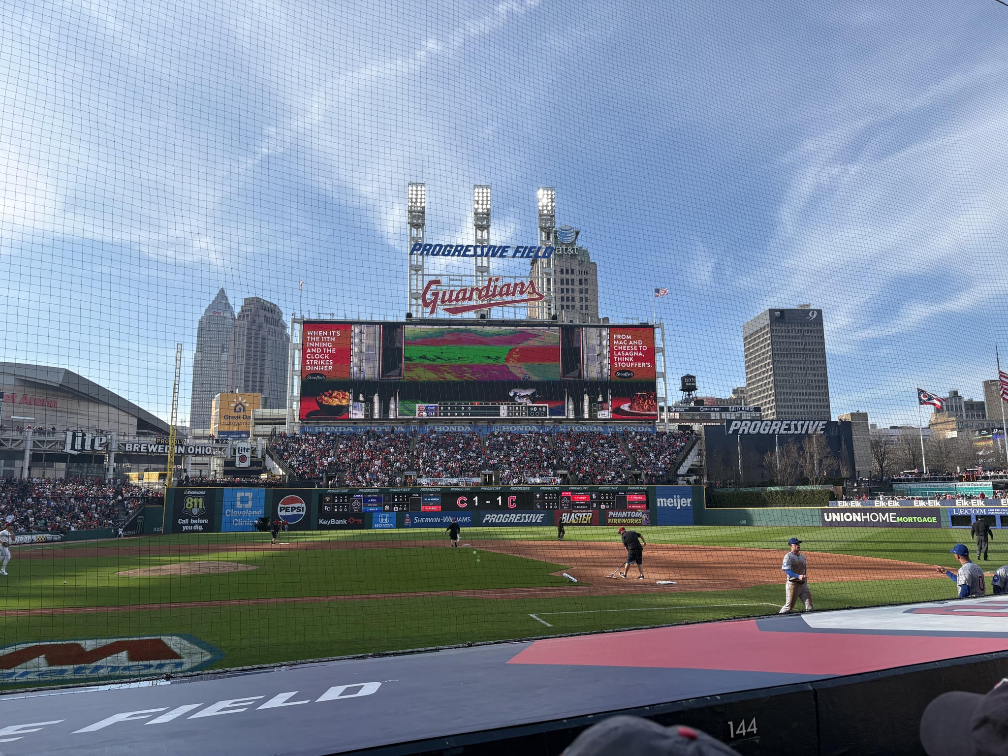 Real Fan View taken from Section 146 at Progressive Field by Ted G