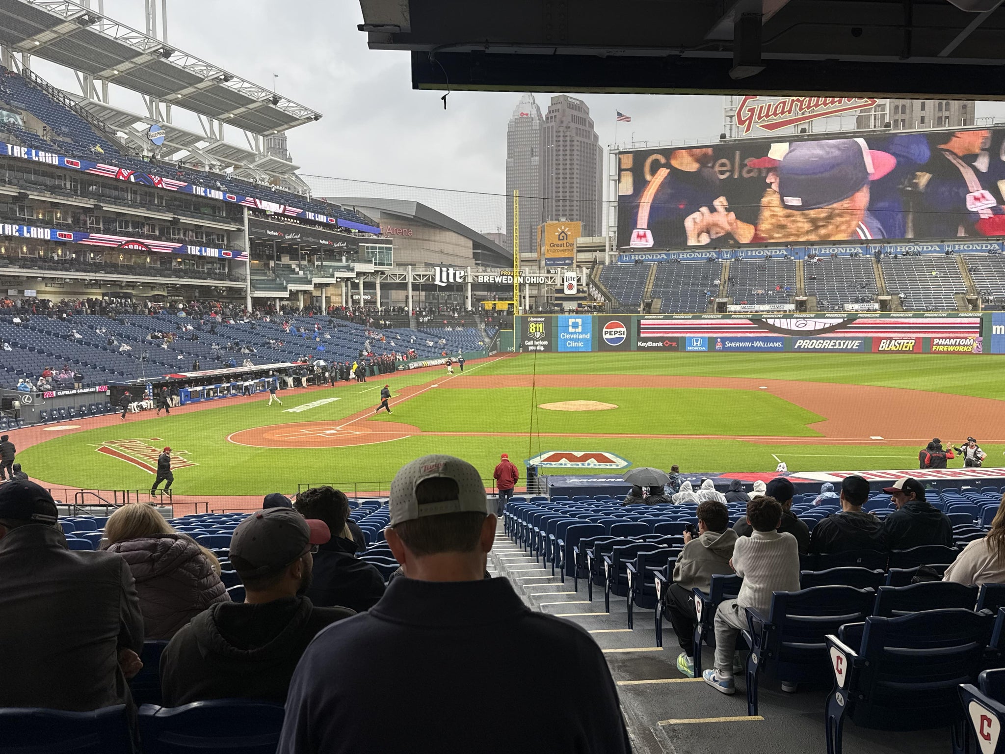 Real Fan View taken from Section 148 at Progressive Field by Dan D