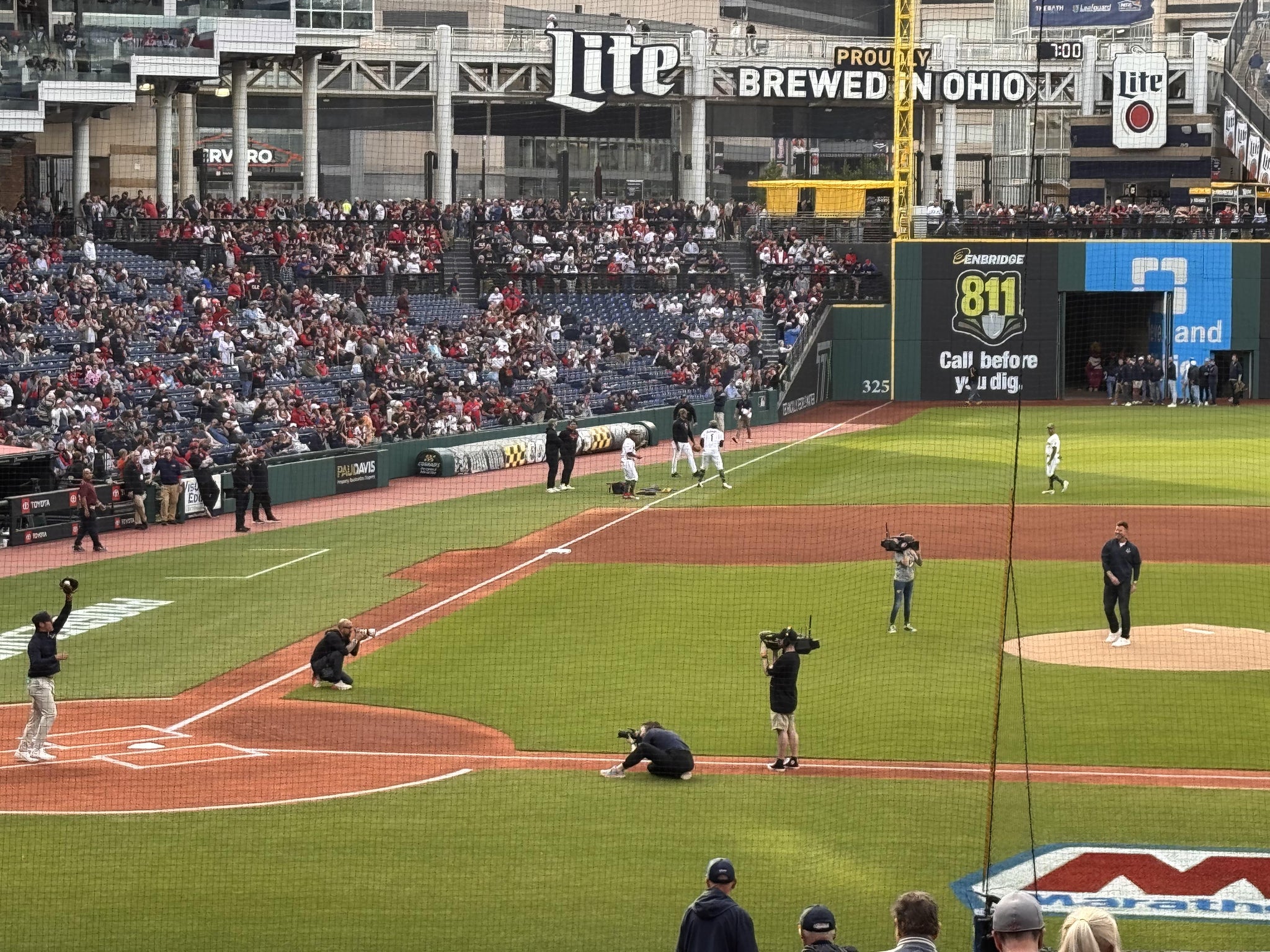 Real Fan View taken from Section 148 at Progressive Field by Christine V