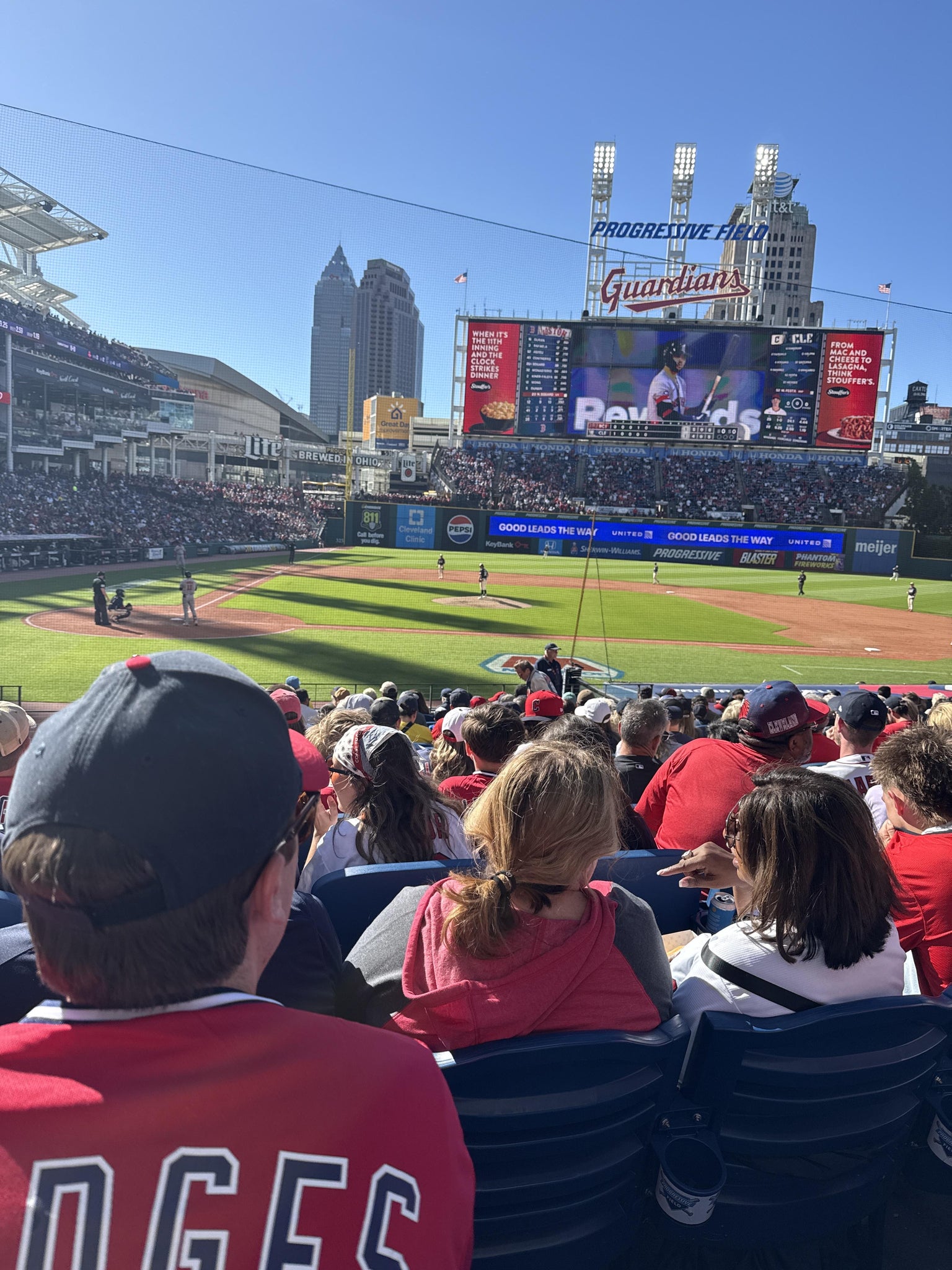 Real Fan View taken from Section 148 at Progressive Field by Marc F