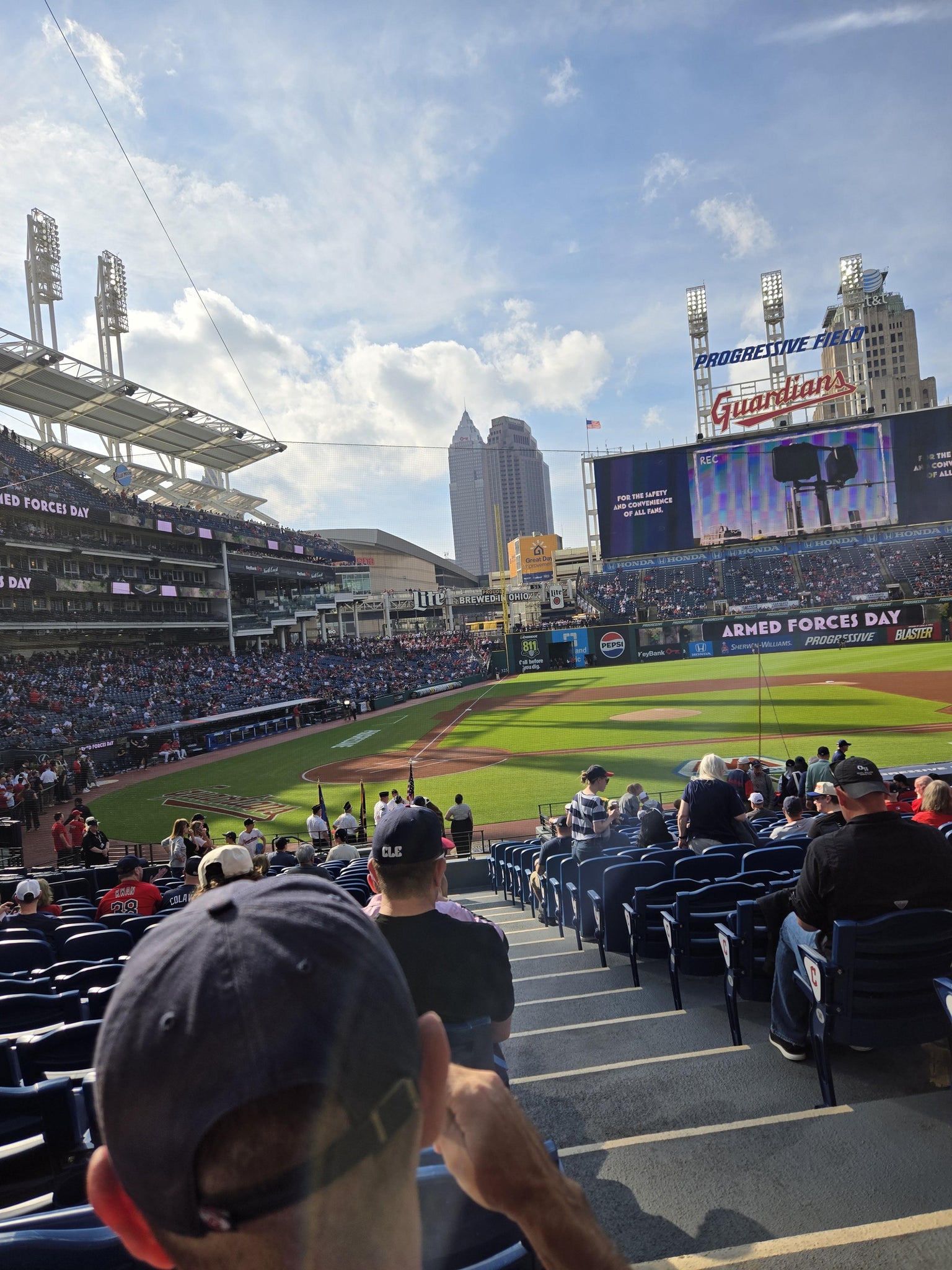 Real Fan View taken from Section 149 at Progressive Field by Colleen D