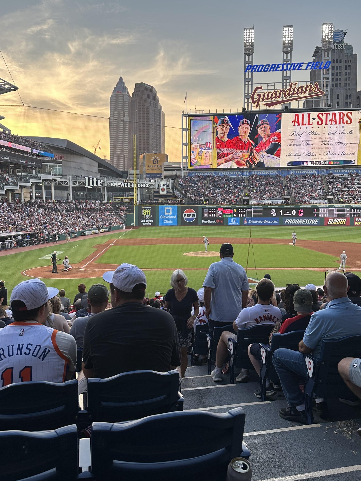 Real Fan View taken from Section 149 at Progressive Field by Janeen F