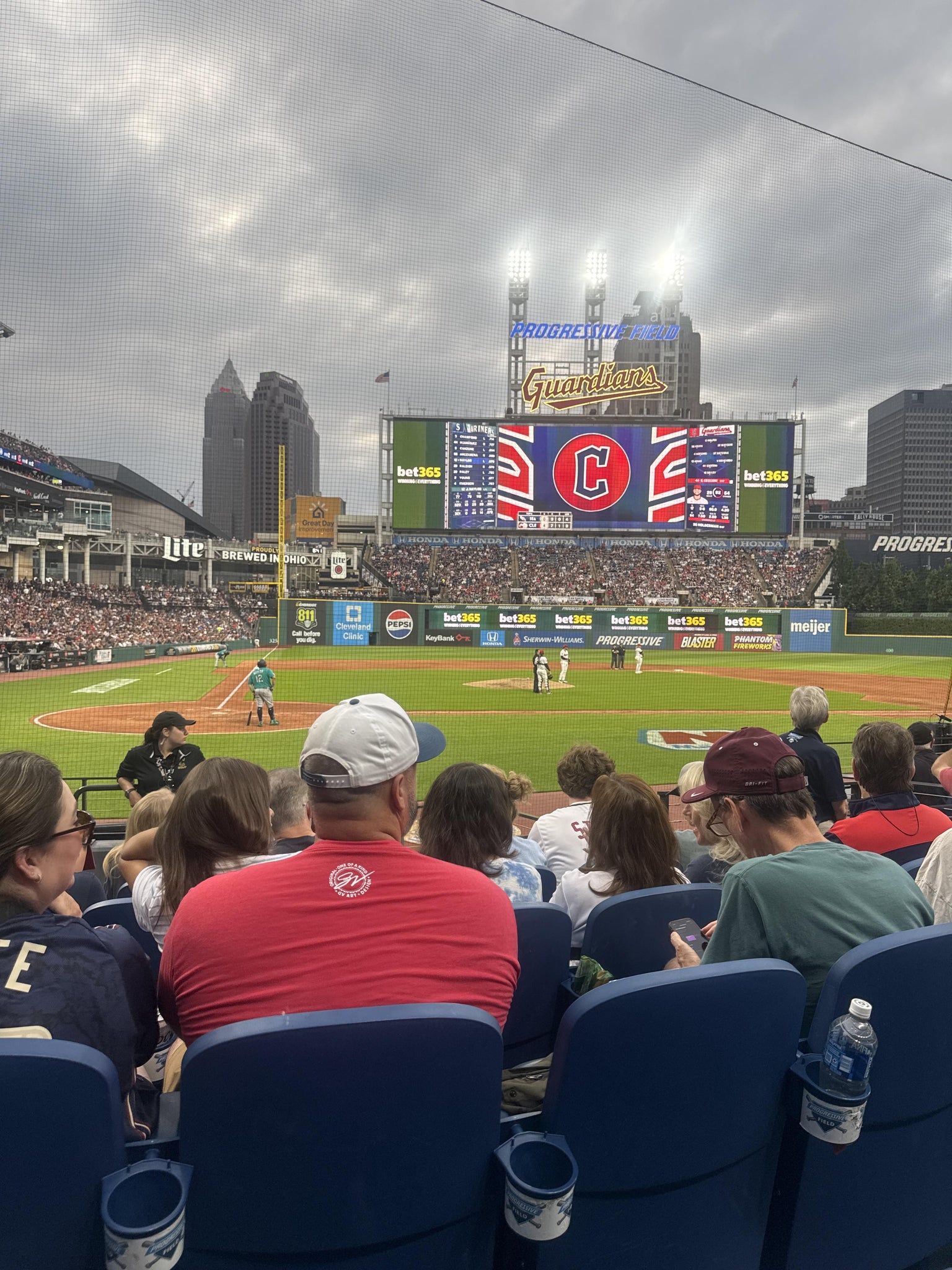 Real Fan View taken from Section 149 at Progressive Field by Julia K
