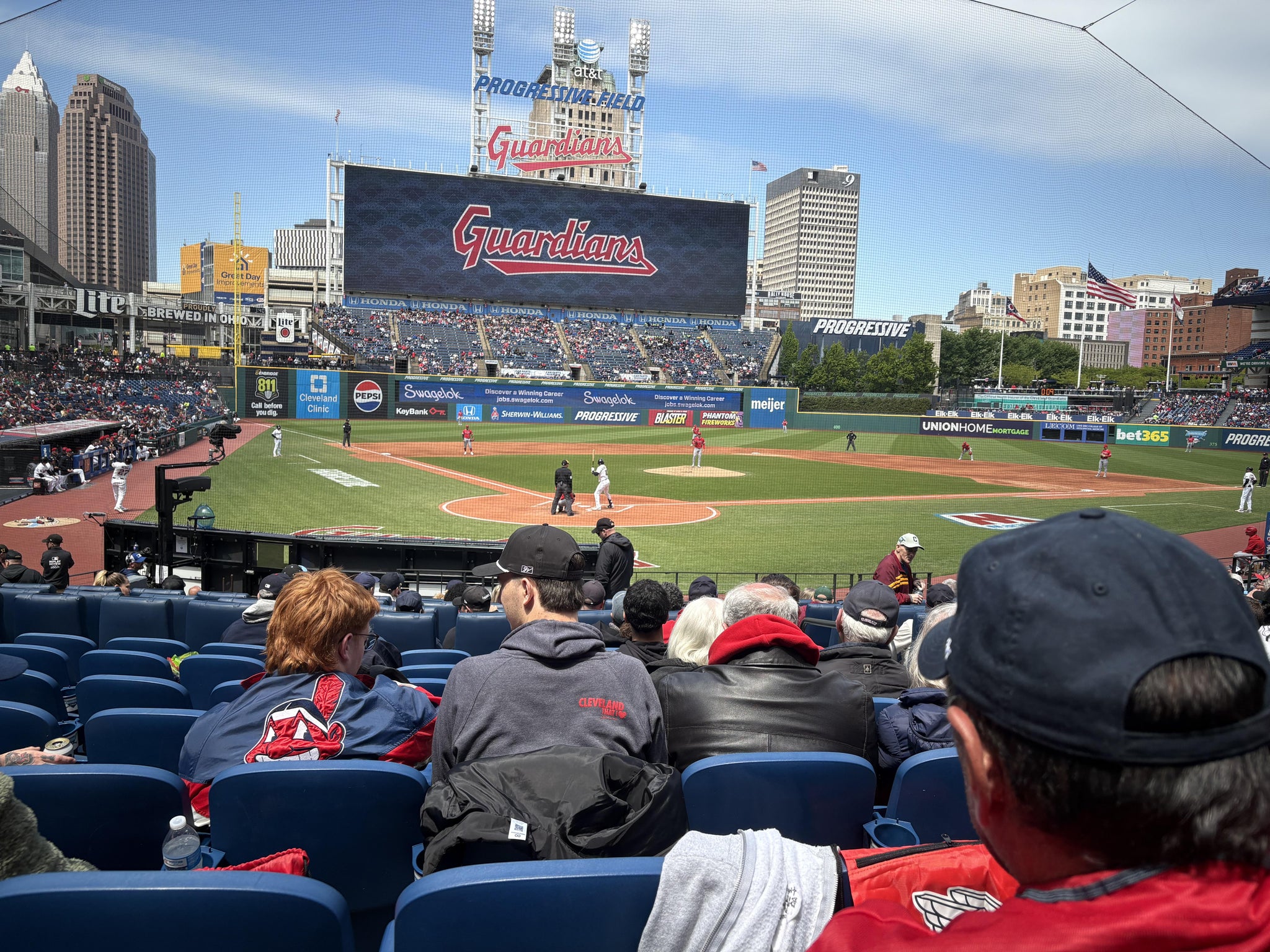 Real Fan View taken from Section 152 at Progressive Field by Scott K