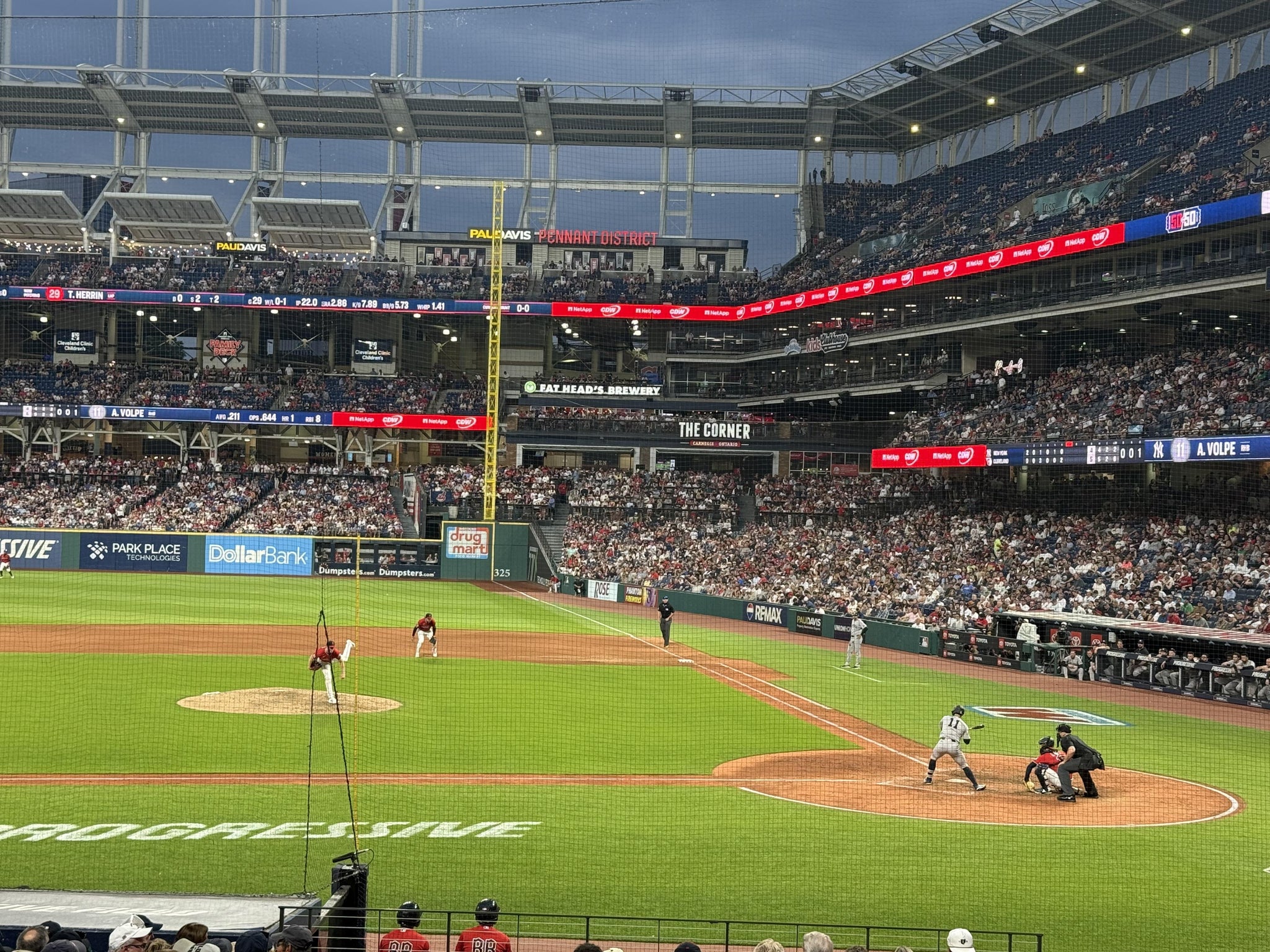 Real Fan View taken from Section 159 at Progressive Field by Christopher B