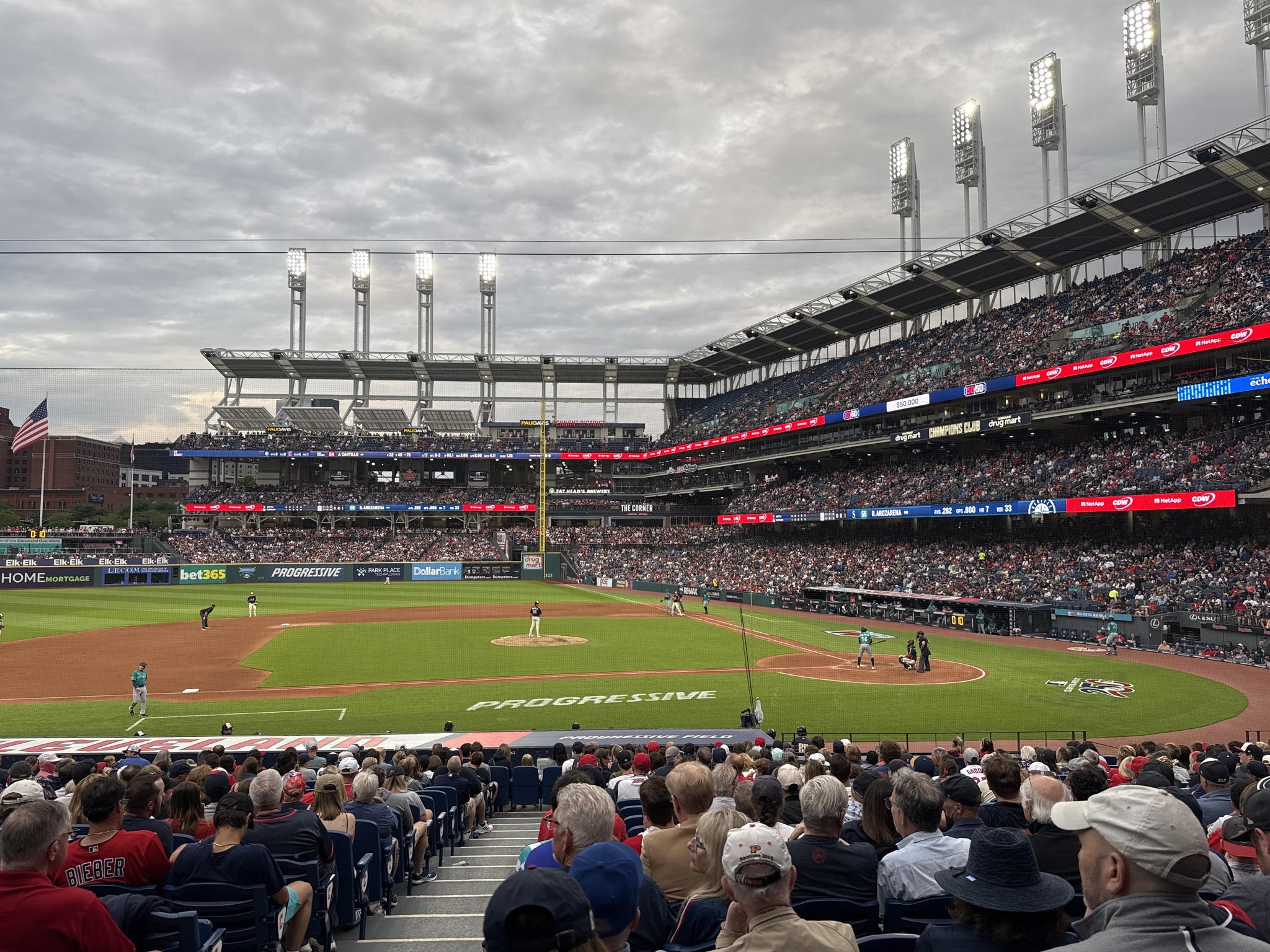 Real Fan View taken from Section 160 at Progressive Field by Alexander A