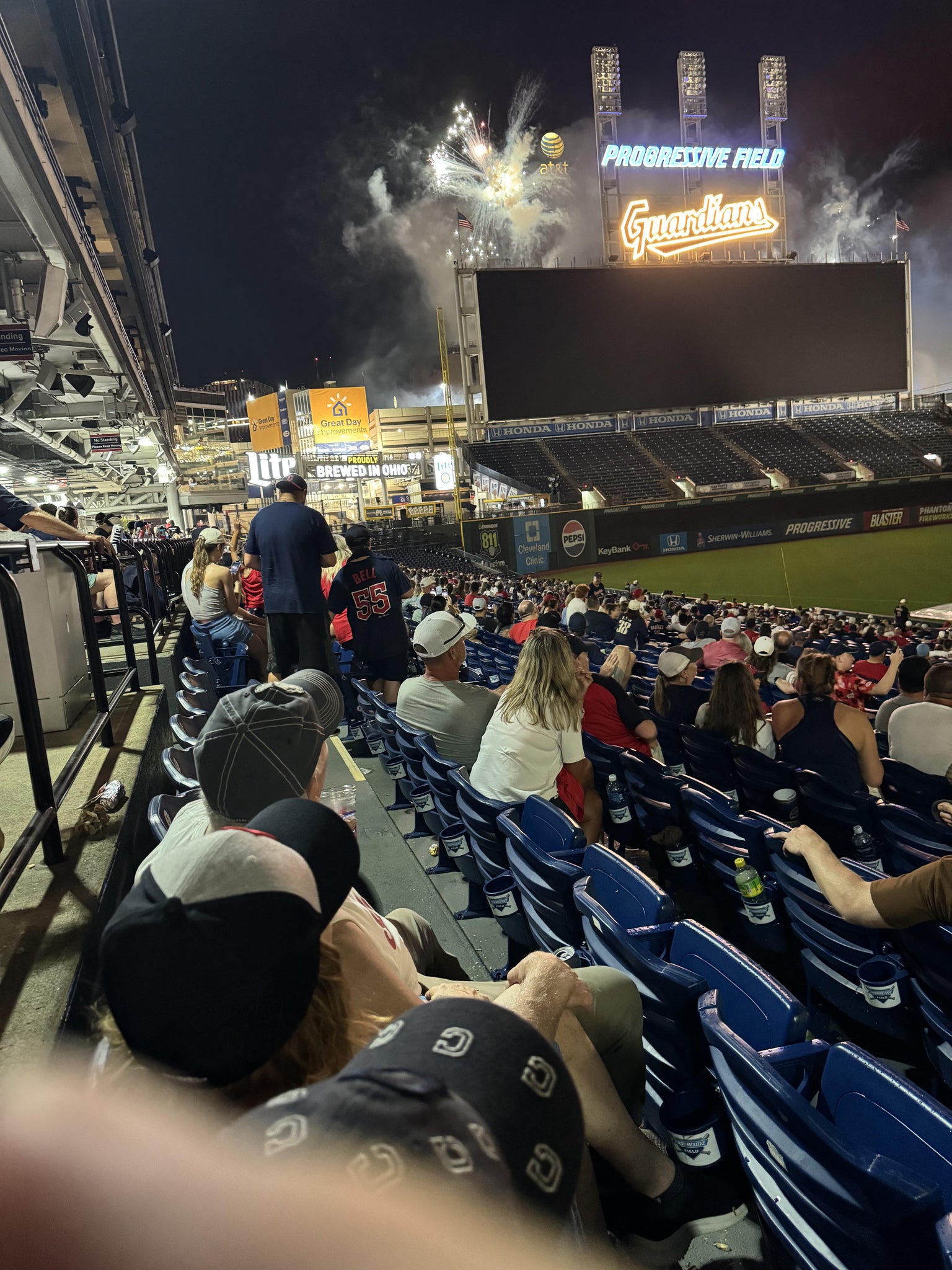 Real Fan View taken from Section 160 at Progressive Field by Michael C