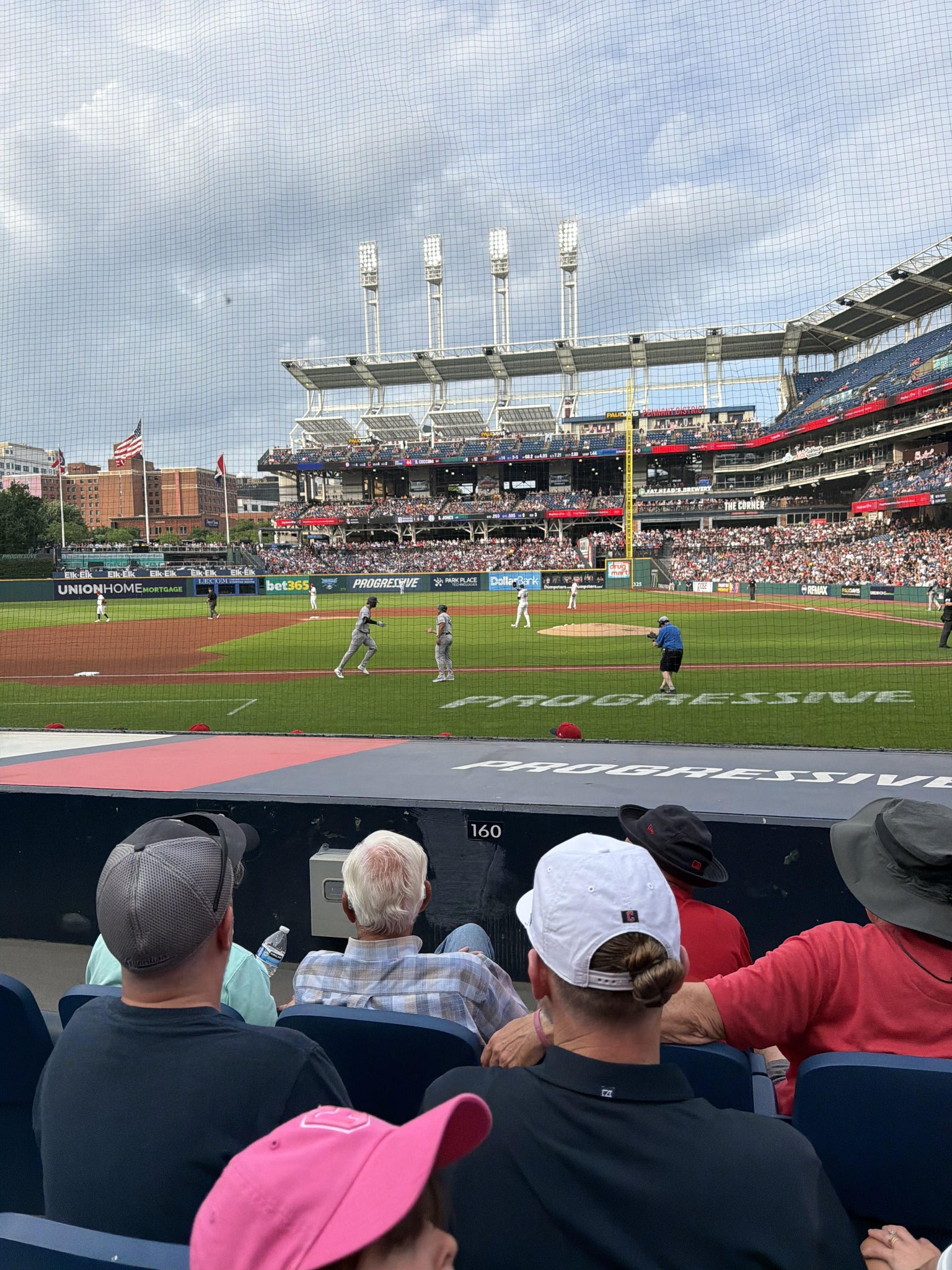 Real Fan View taken from Section 160 at Progressive Field by John W