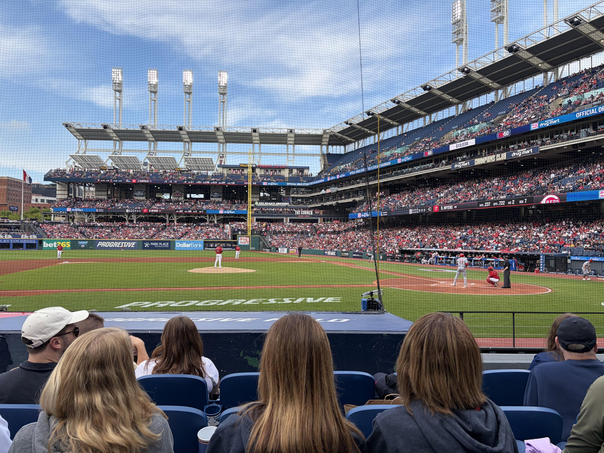 Real Fan View taken from Section 160 at Progressive Field by Dustin B