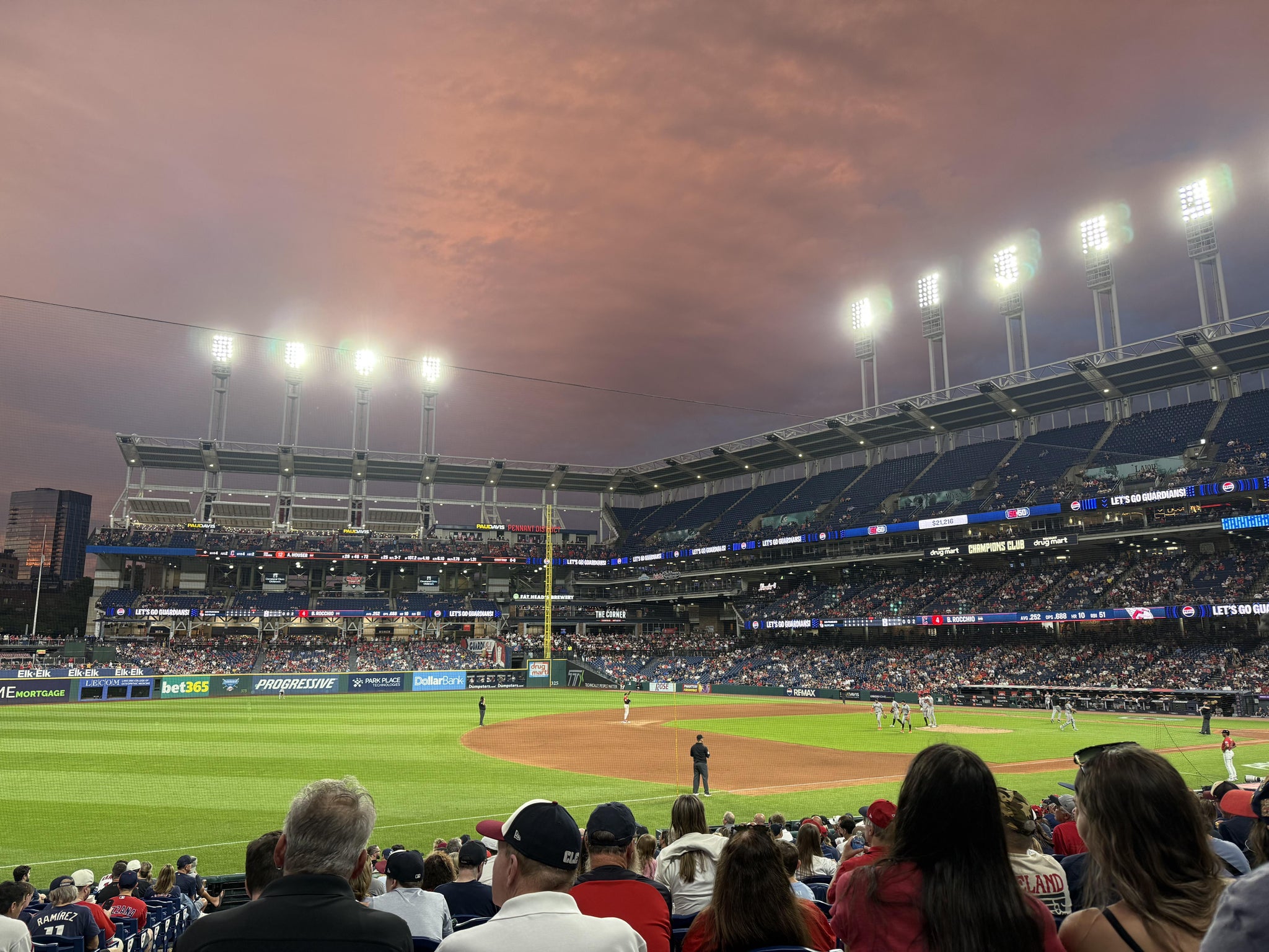 Real Fan View taken from Section 165 at Progressive Field by Anonymous User