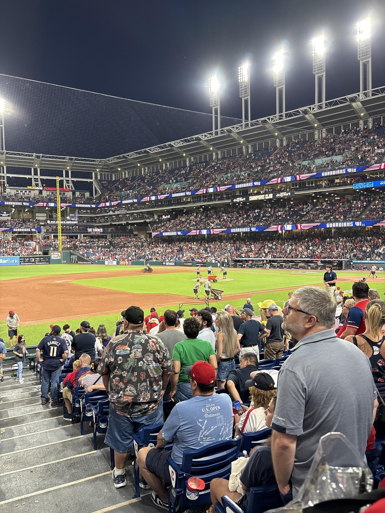 Real Fan View taken from Section 167 at Progressive Field by Rick P