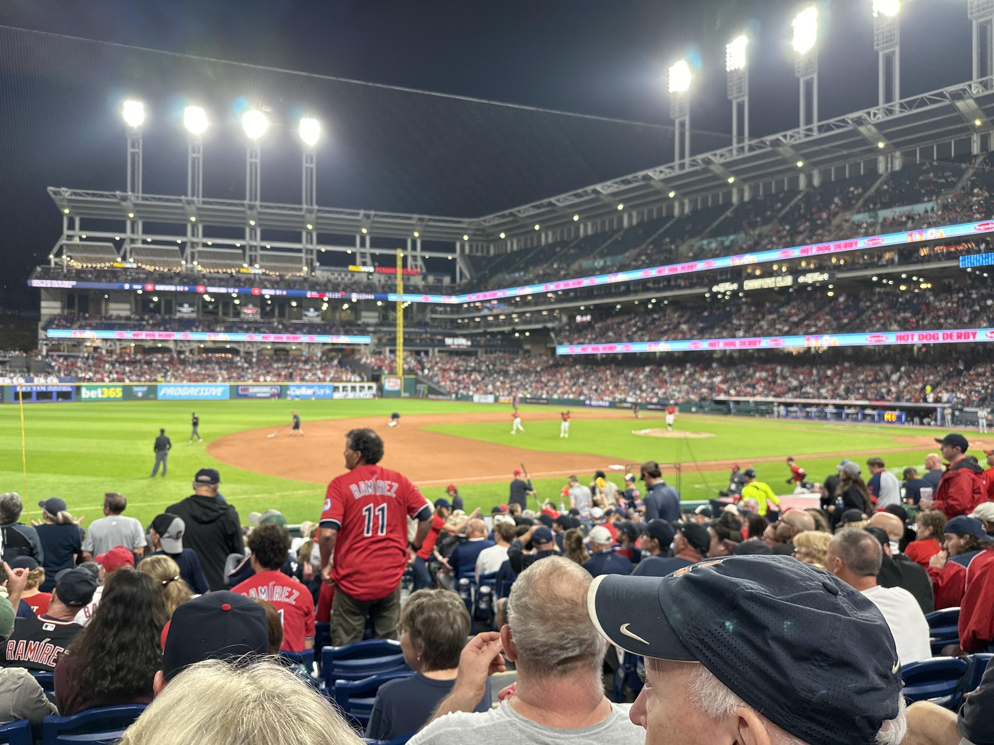 Real Fan View taken from Section 167 at Progressive Field by Mary K