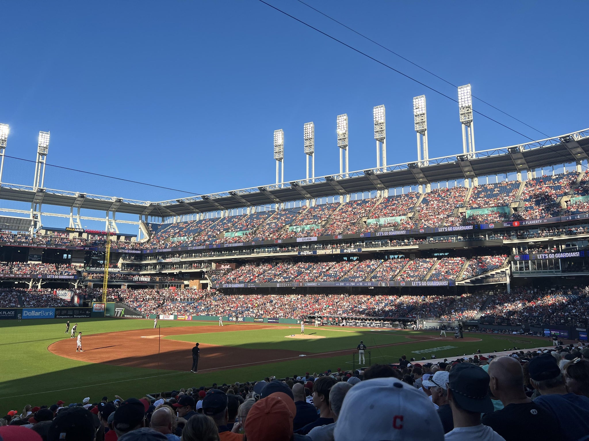 Real Fan View taken from Section 169 at Progressive Field by Brett C