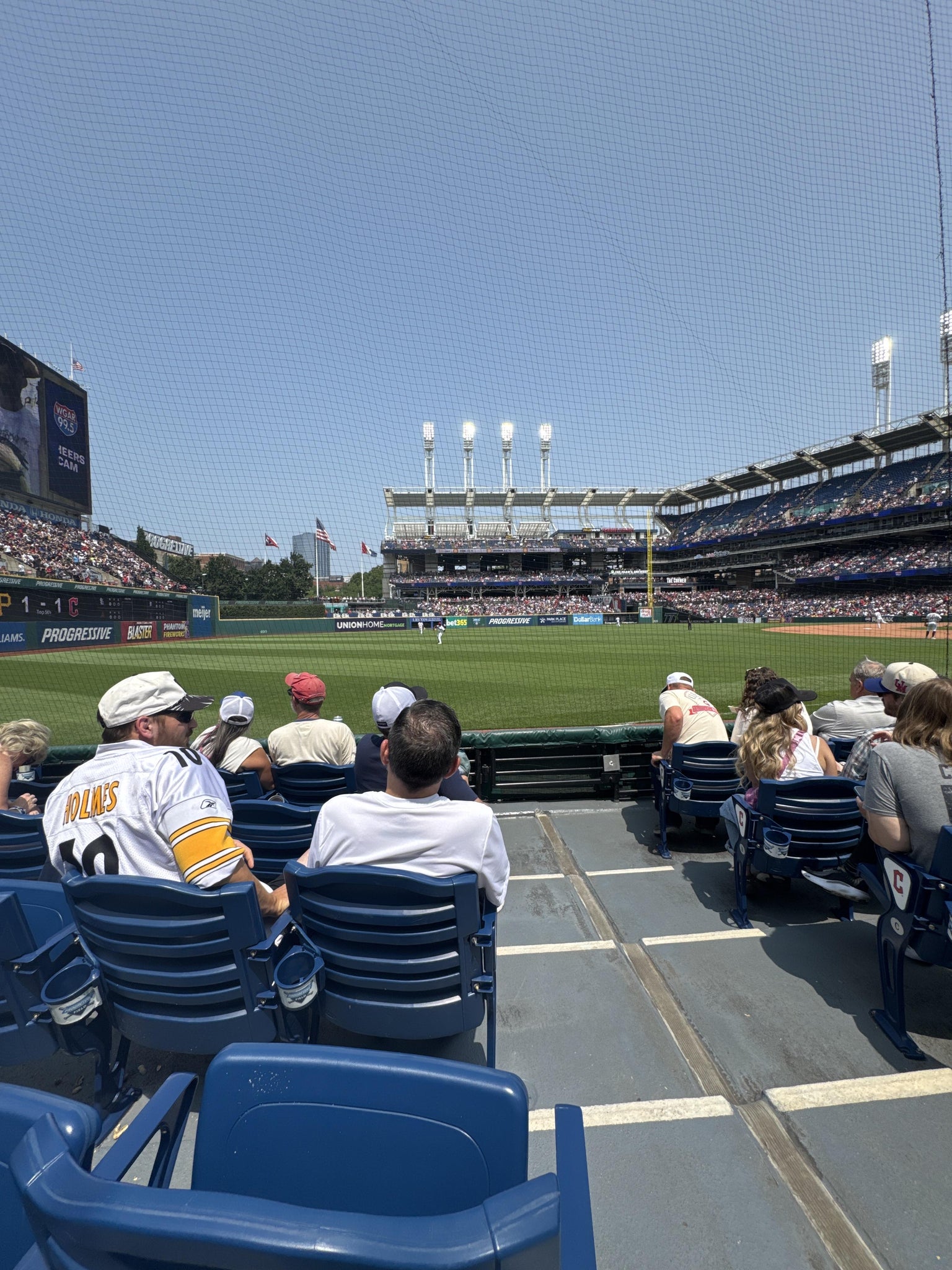 Real Fan View taken from Section 174 at Progressive Field by Jerry G