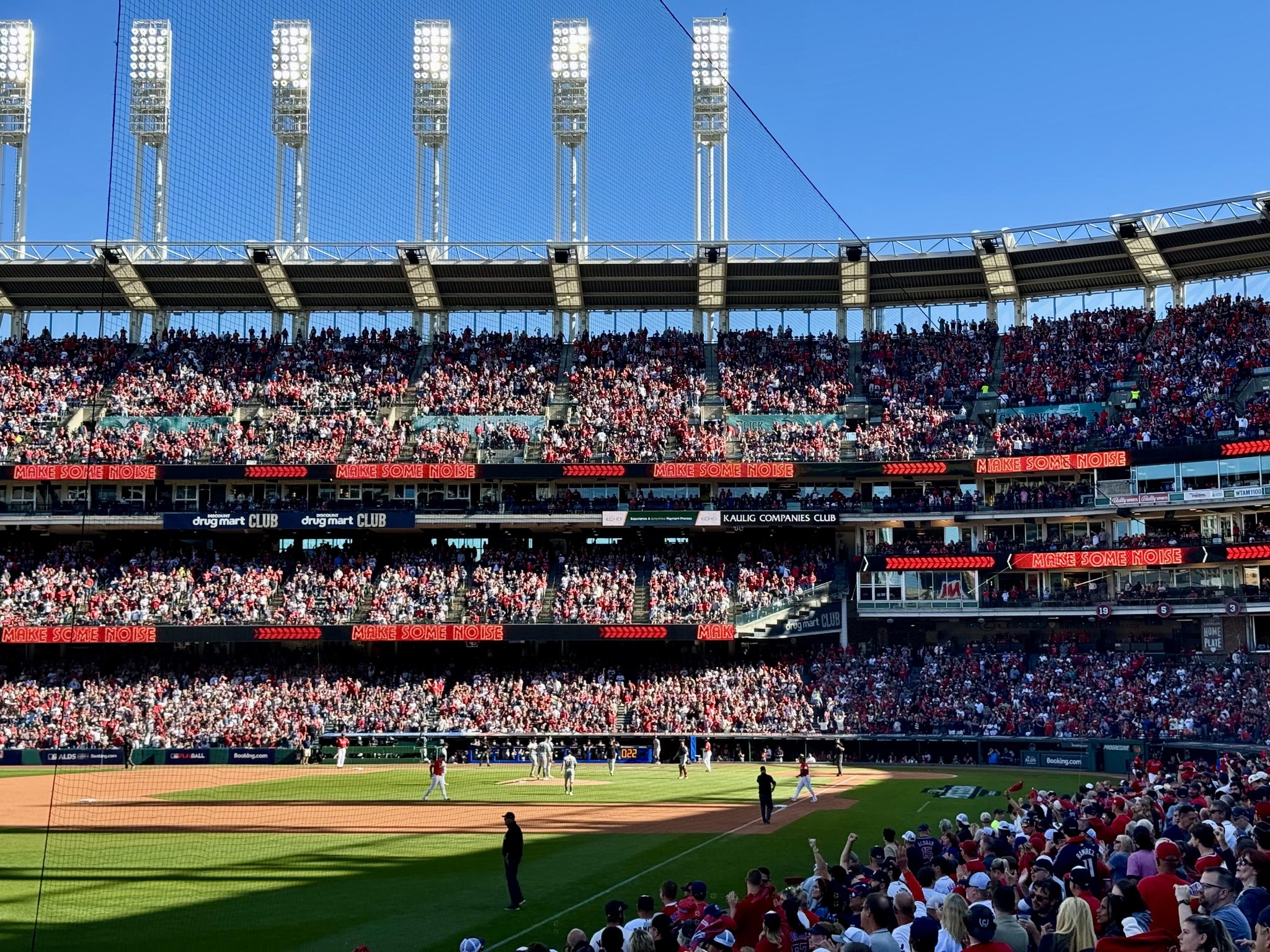 Vue réelle des fans prise de la Section 178 au site Progressive Field par Shelby W