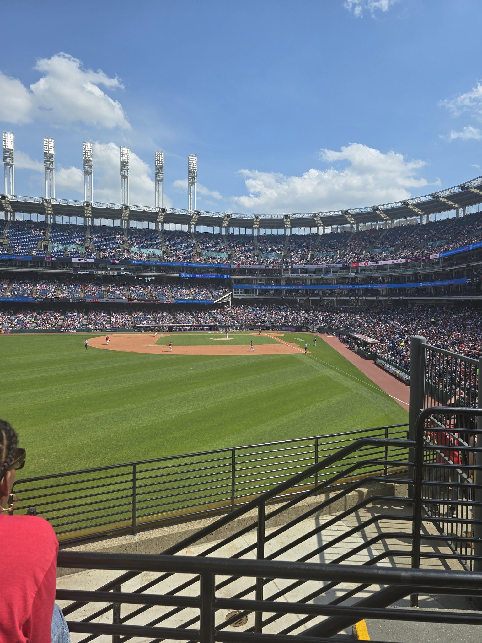 Real Fan View taken from Section 180 at Progressive Field by William j K