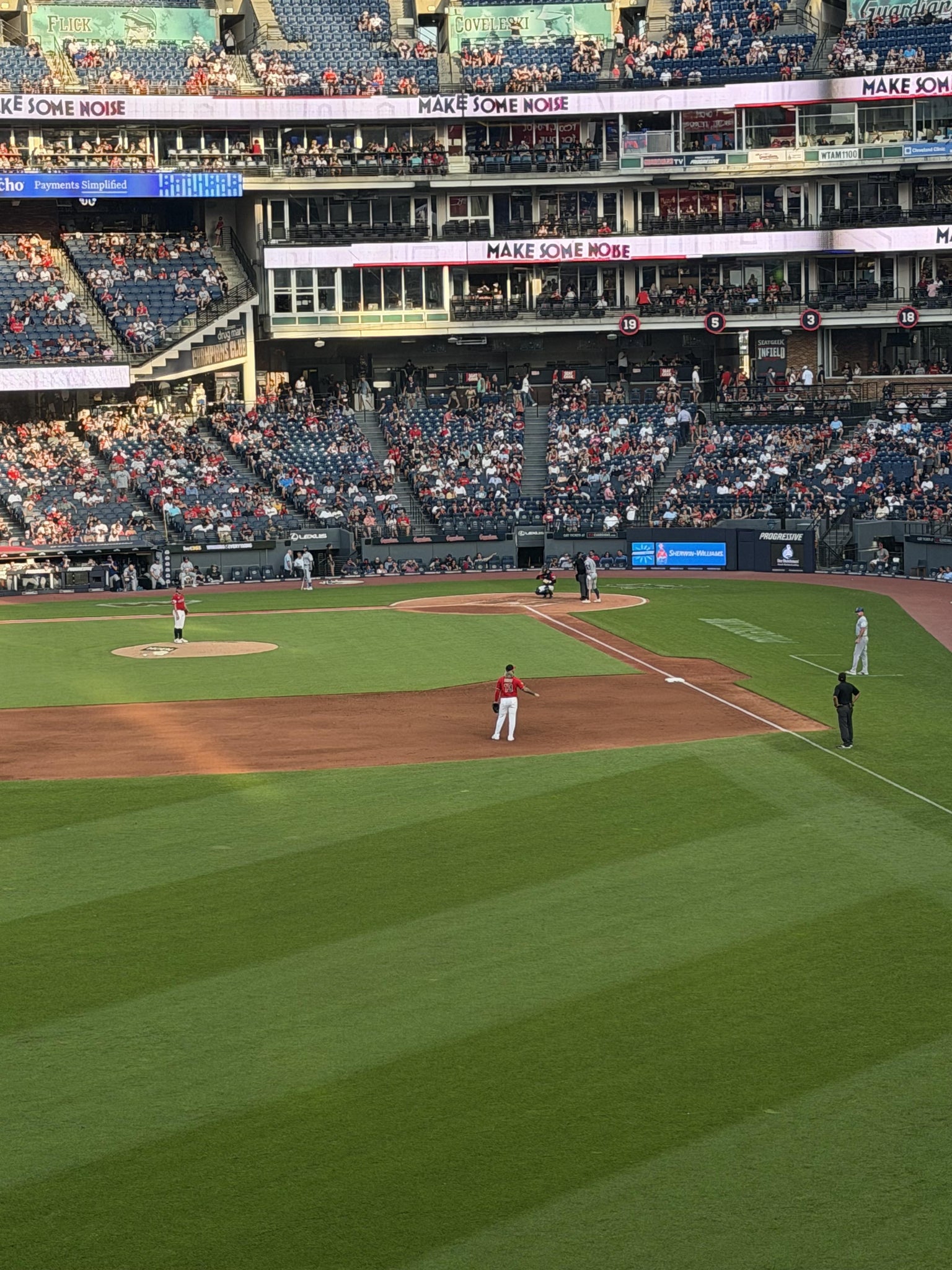 Real Fan View taken from Section 180 at Progressive Field by Emily M