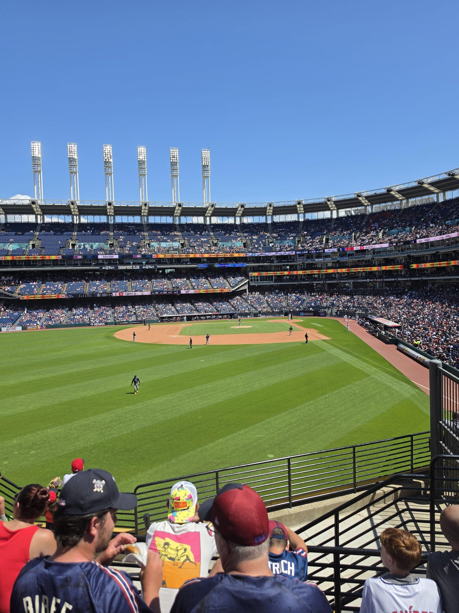 Real Fan View taken from Section 180 at Progressive Field by Tyler R