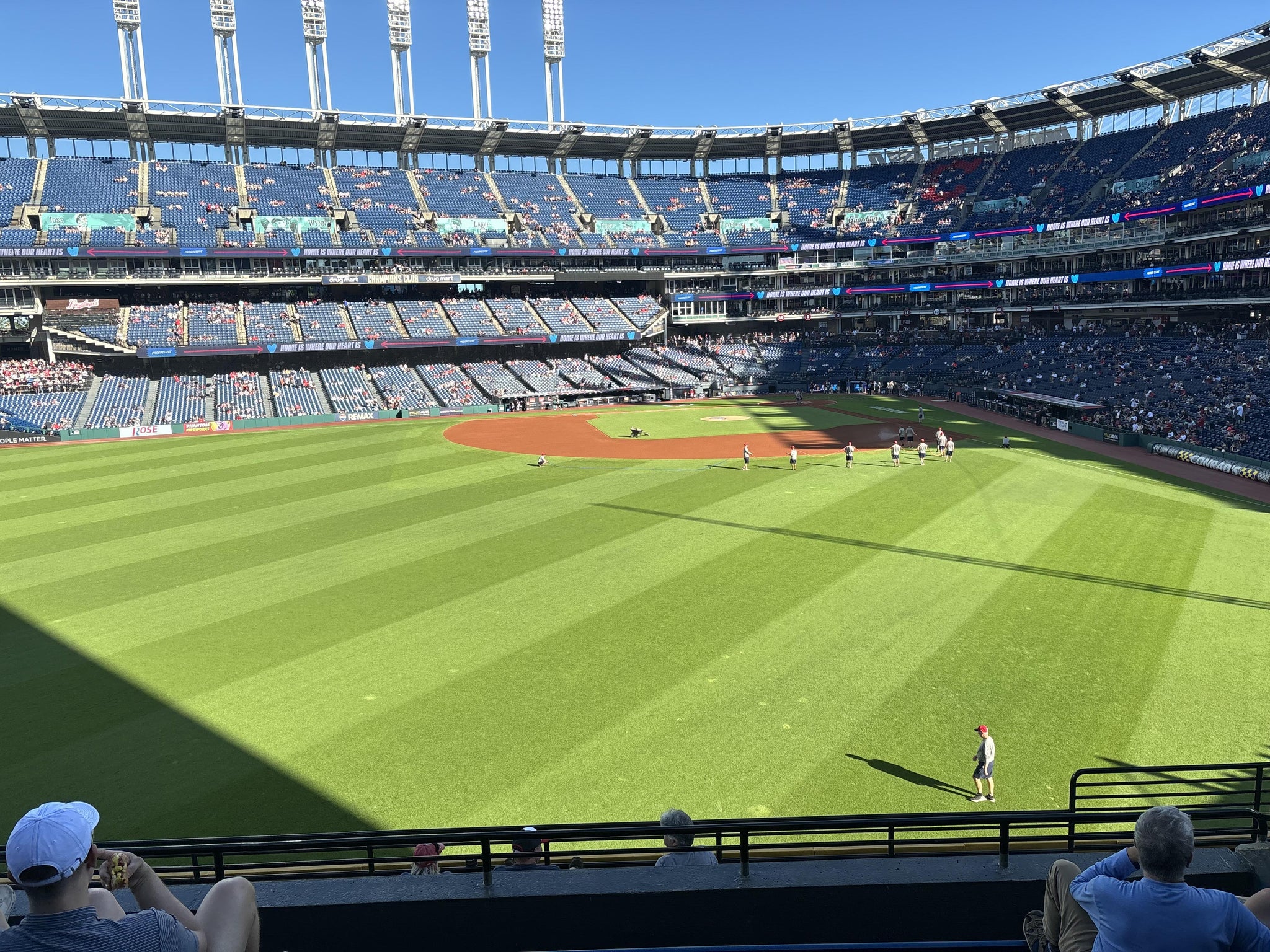 Real Fan View taken from Section 182 at Progressive Field by Christine D
