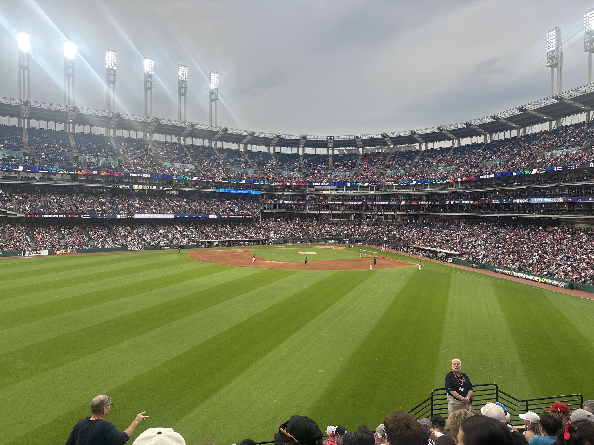 Real Fan View taken from Section 183 at Progressive Field by Kirsten G