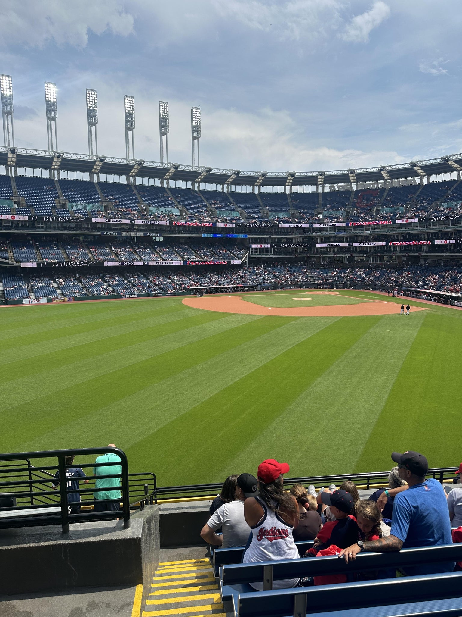 Real Fan View taken from Section 183 at Progressive Field by Elizabeth J
