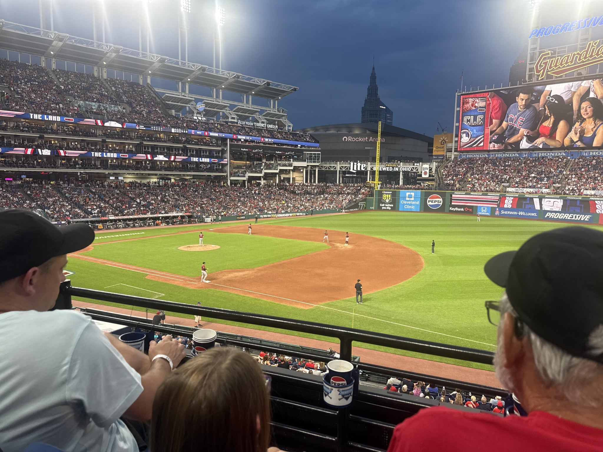 Real Fan View taken from Section 334 at Progressive Field by George S