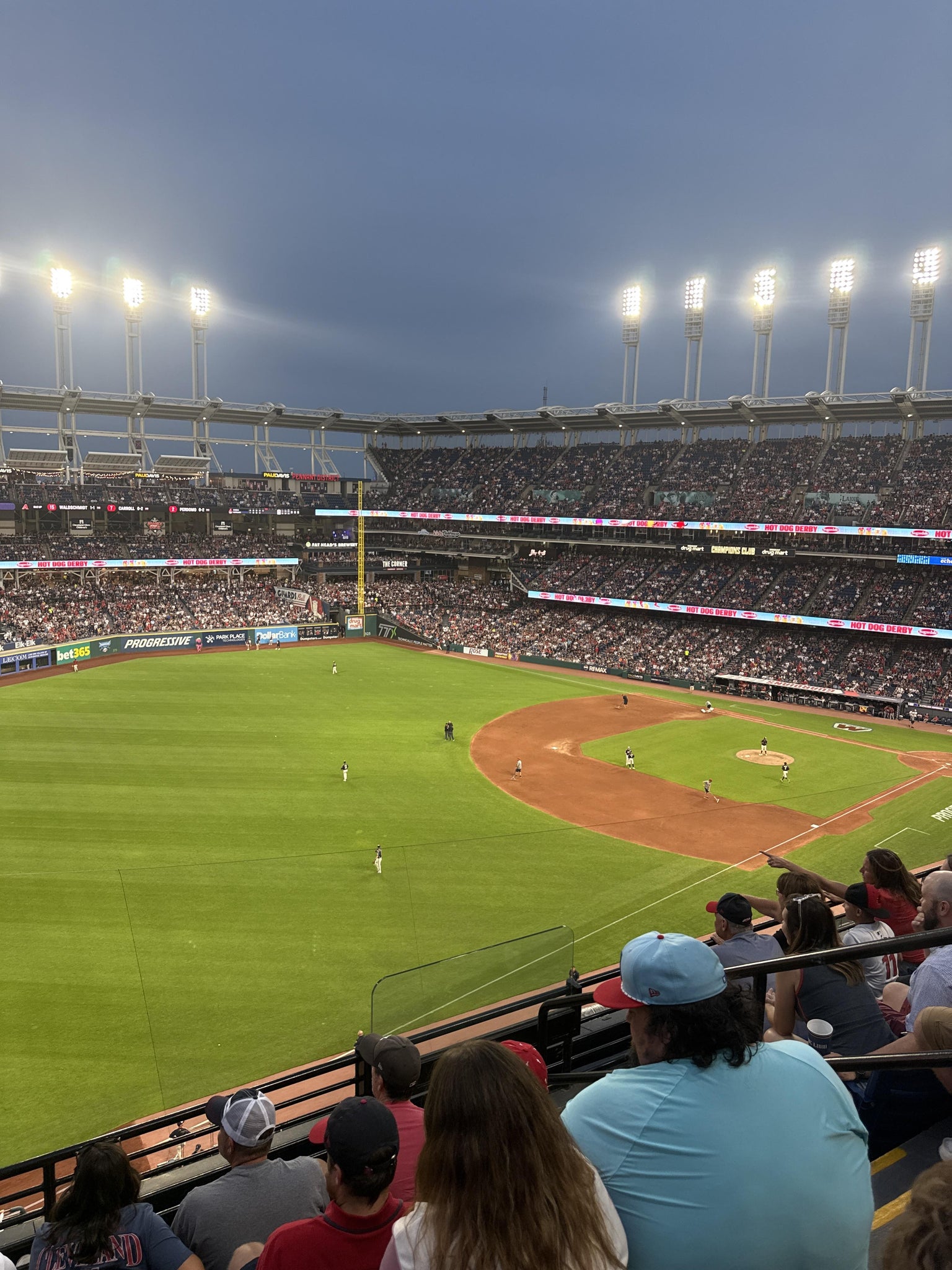 Real Fan View taken from Section 476 at Progressive Field by Brittany M
