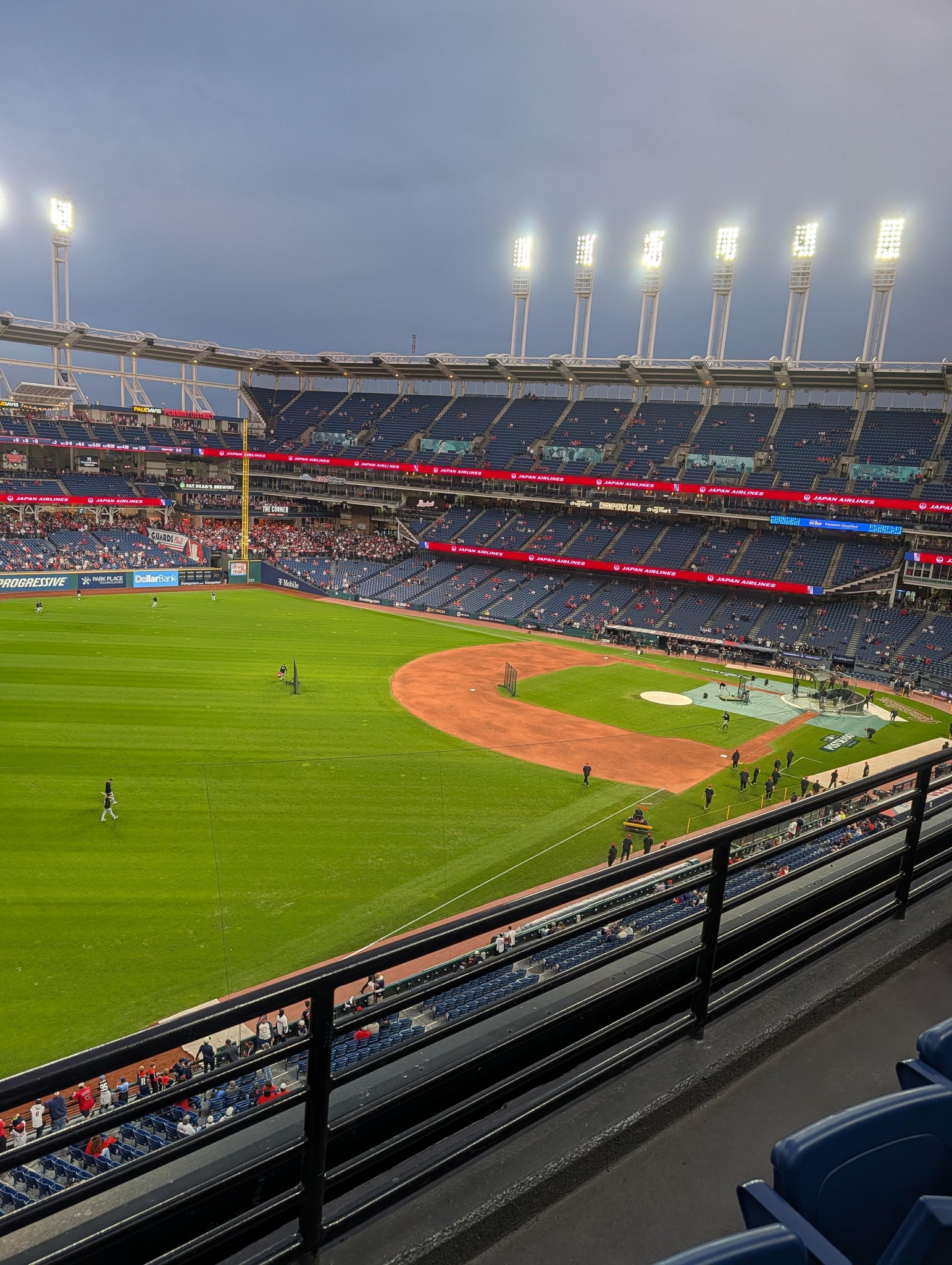 Real Fan View taken from Section 477 at Progressive Field by Brian M