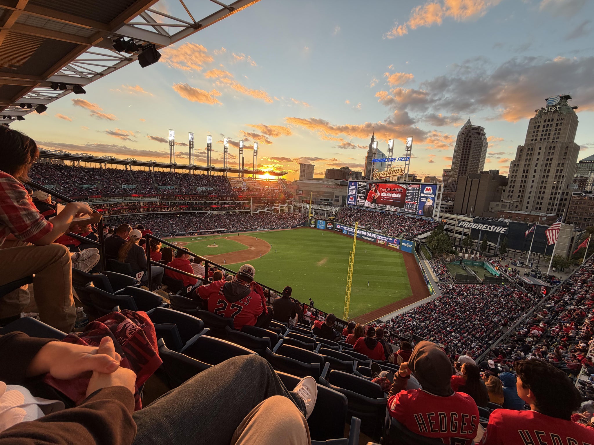 Real Fan View taken from Section 519 at Progressive Field by Alex S