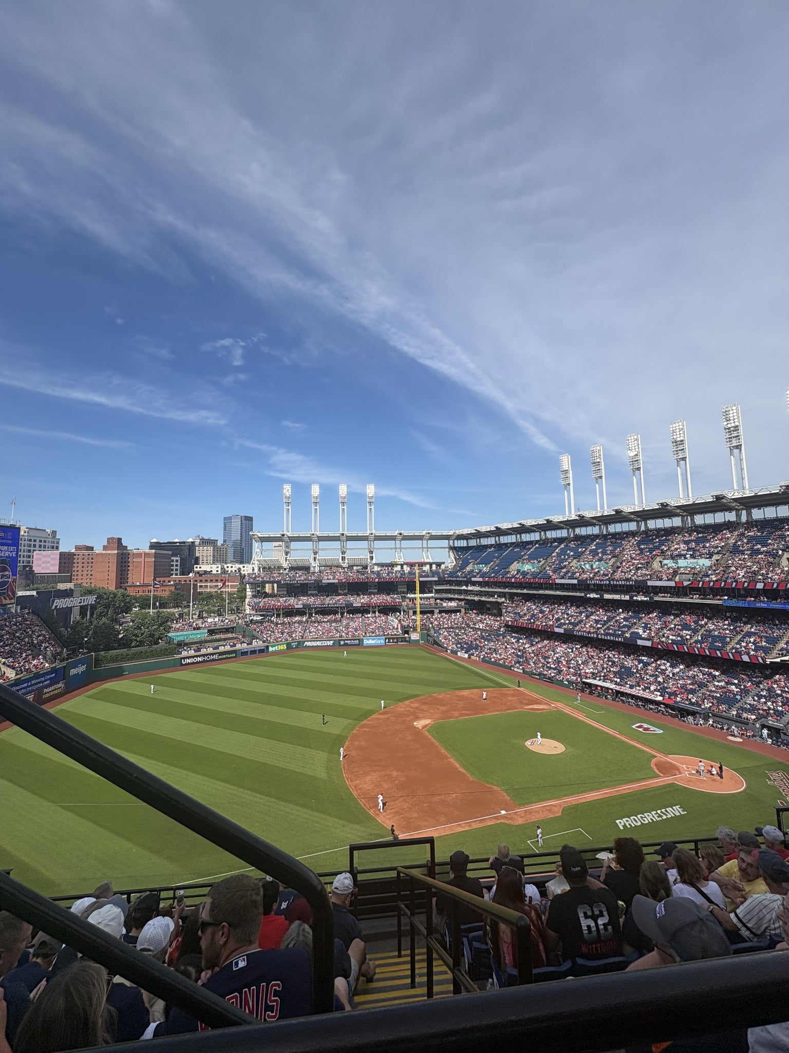 Real Fan View taken from Section 567 at Progressive Field by Katie M