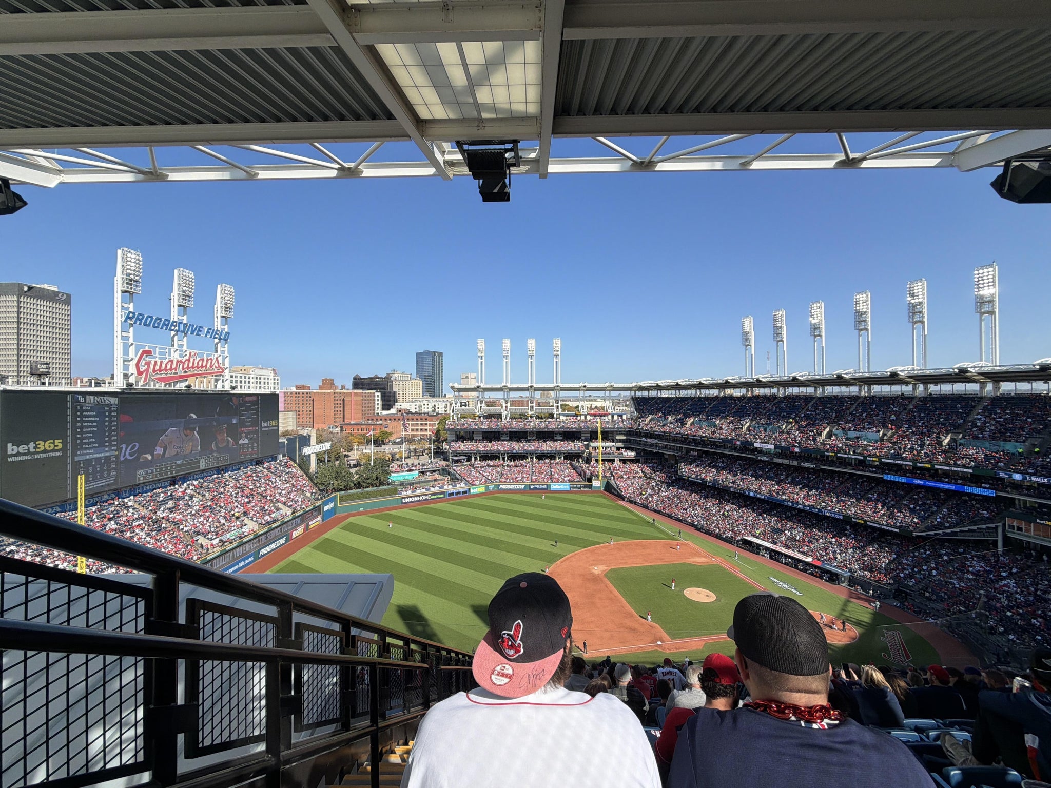 Real Fan View taken from Section 567 at Progressive Field by Temren H
