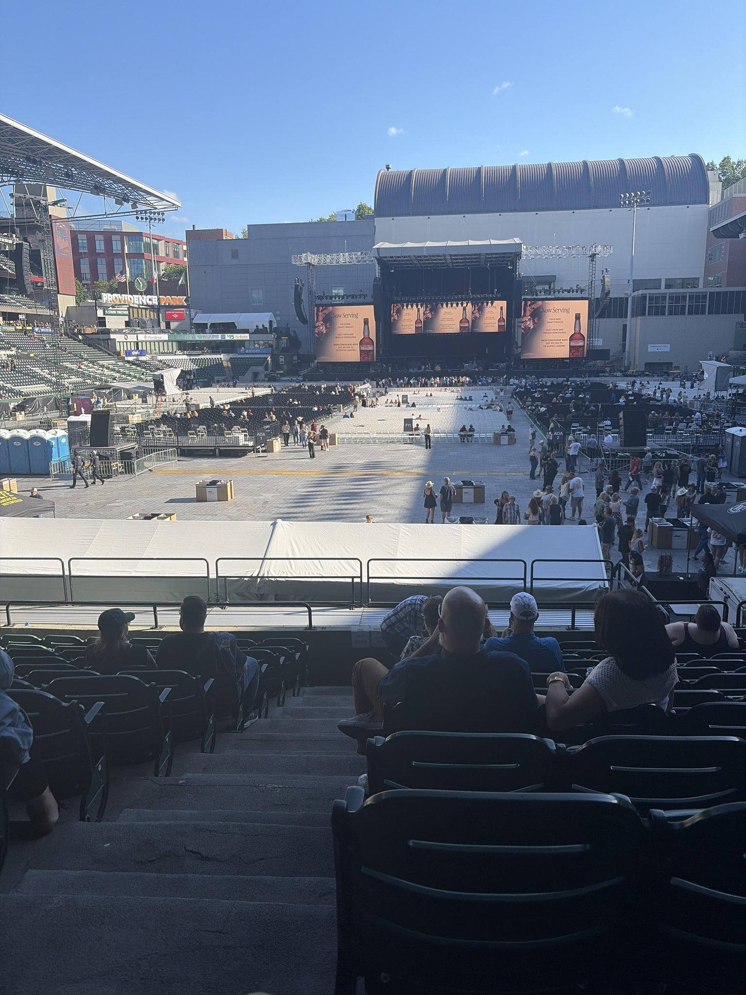 Real Fan View taken from Section 108 at Providence Park by Jason B