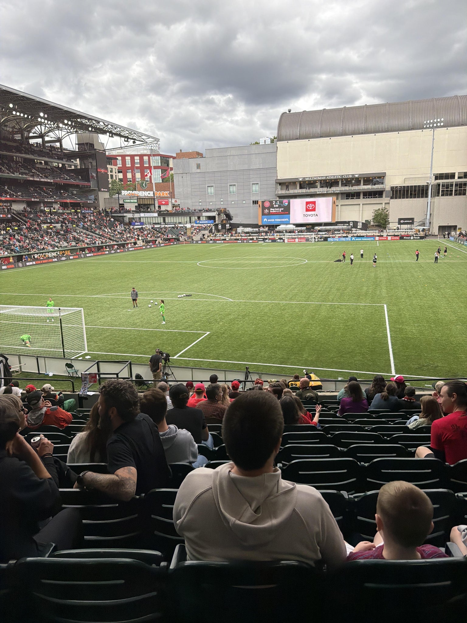 Real Fan View taken from Section 109 at Providence Park by Brooke W