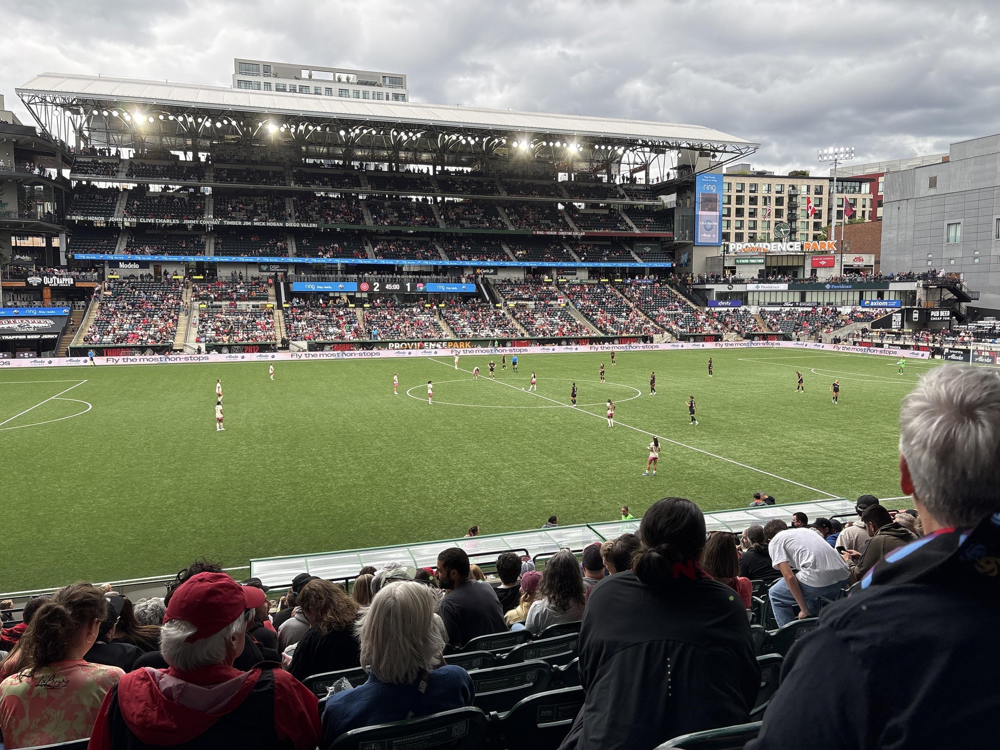 Real Fan View taken from Section 116 at Providence Park by Diane B
