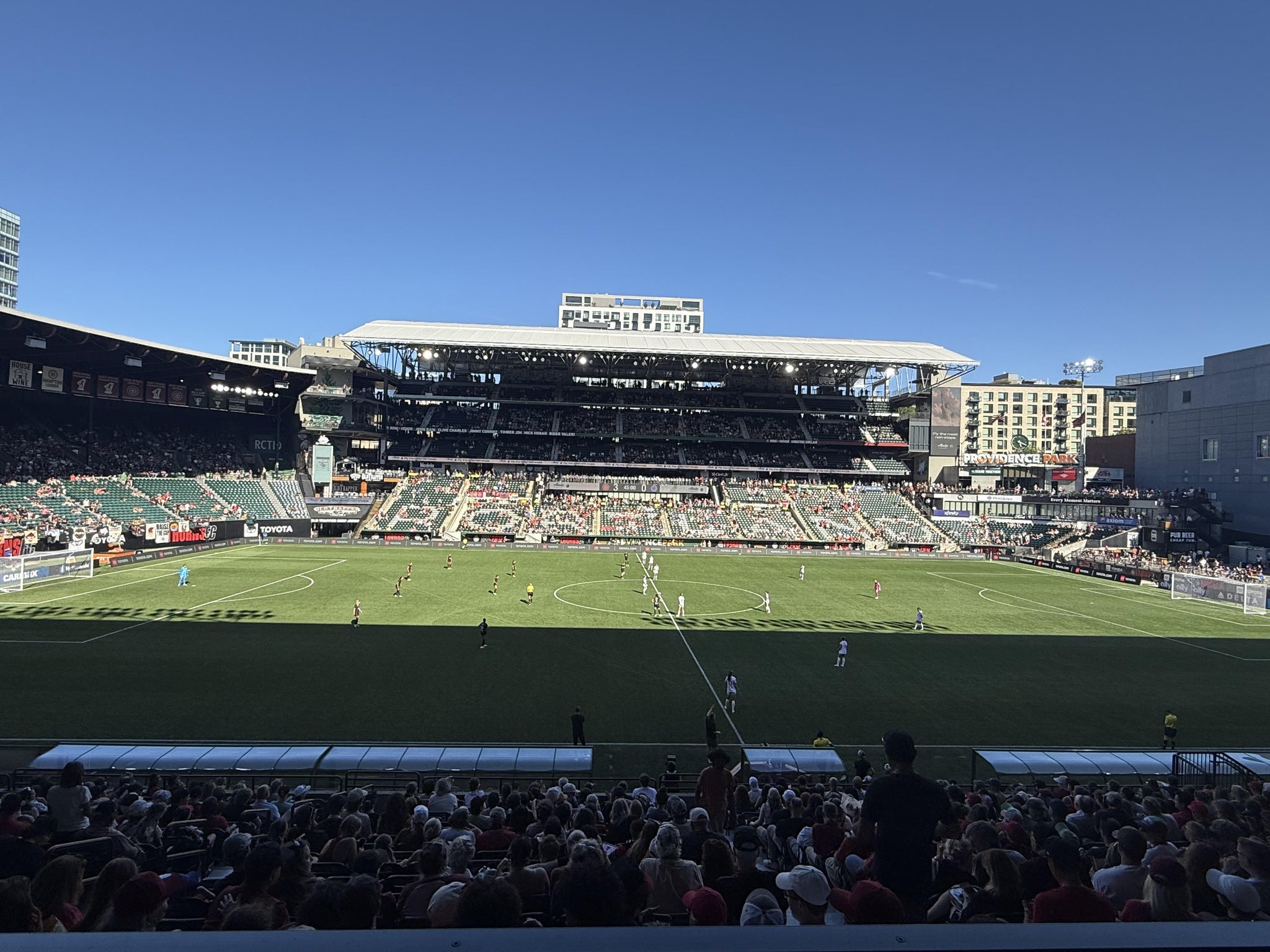 Real Fan View taken from Section 118 at Providence Park by Stephanie A