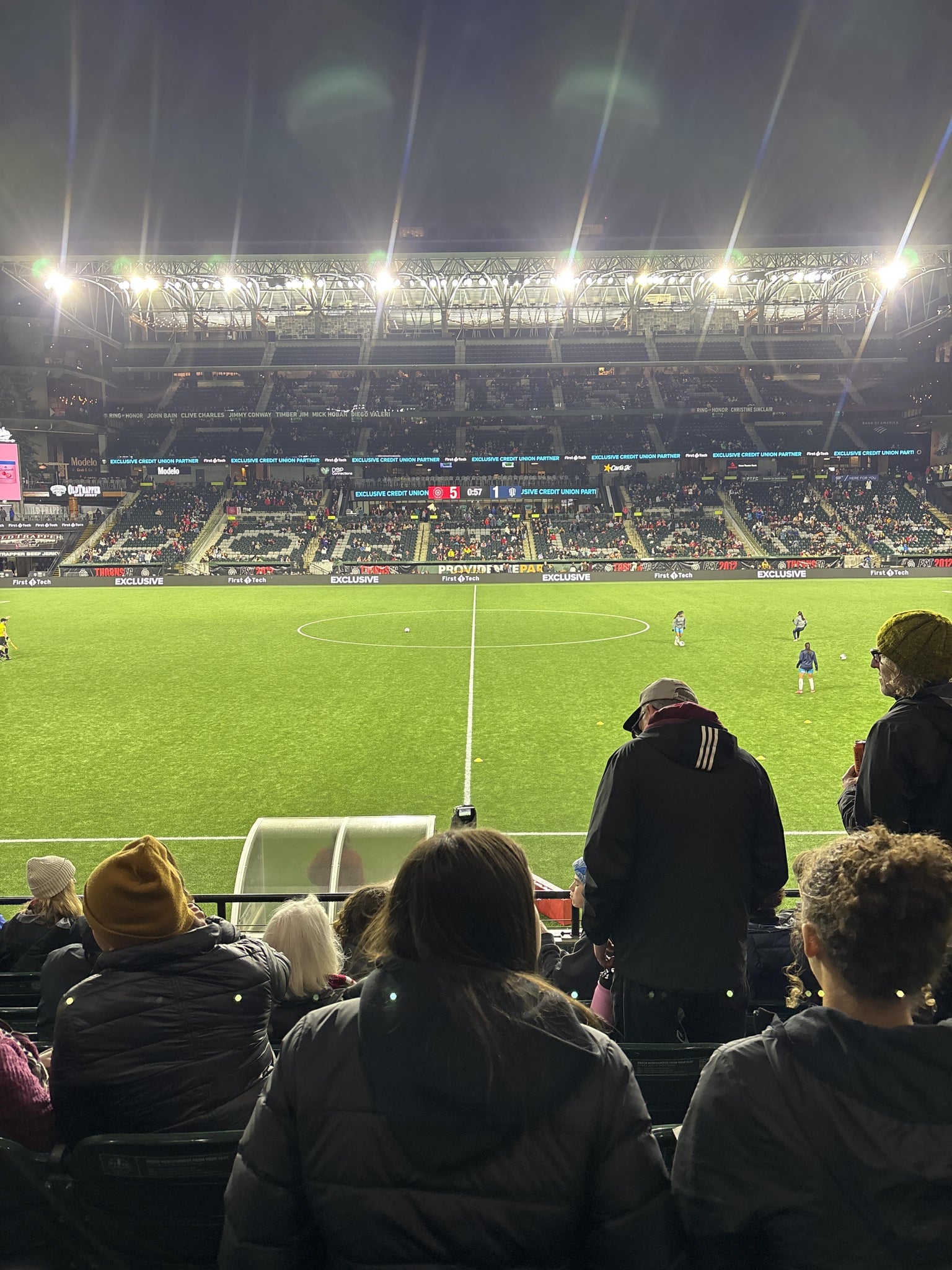 Real Fan View taken from Section 118 at Providence Park by Eileen K
