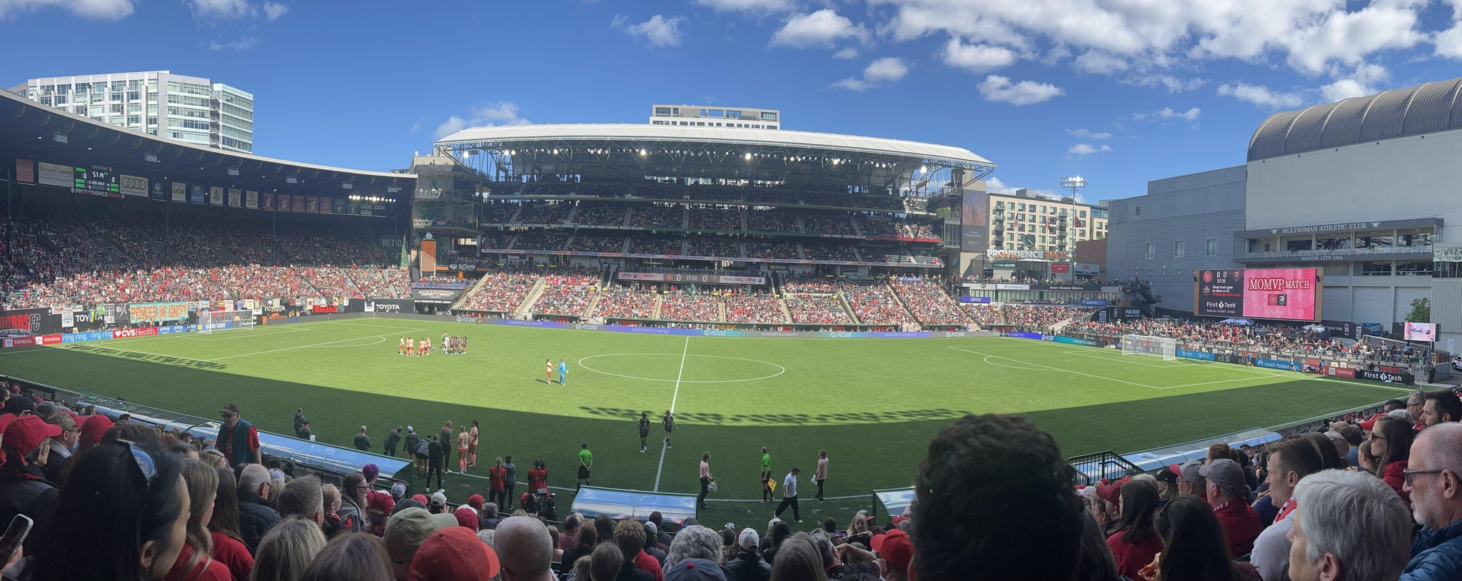 Real Fan View taken from Section 118 at Providence Park by Nathaniel W