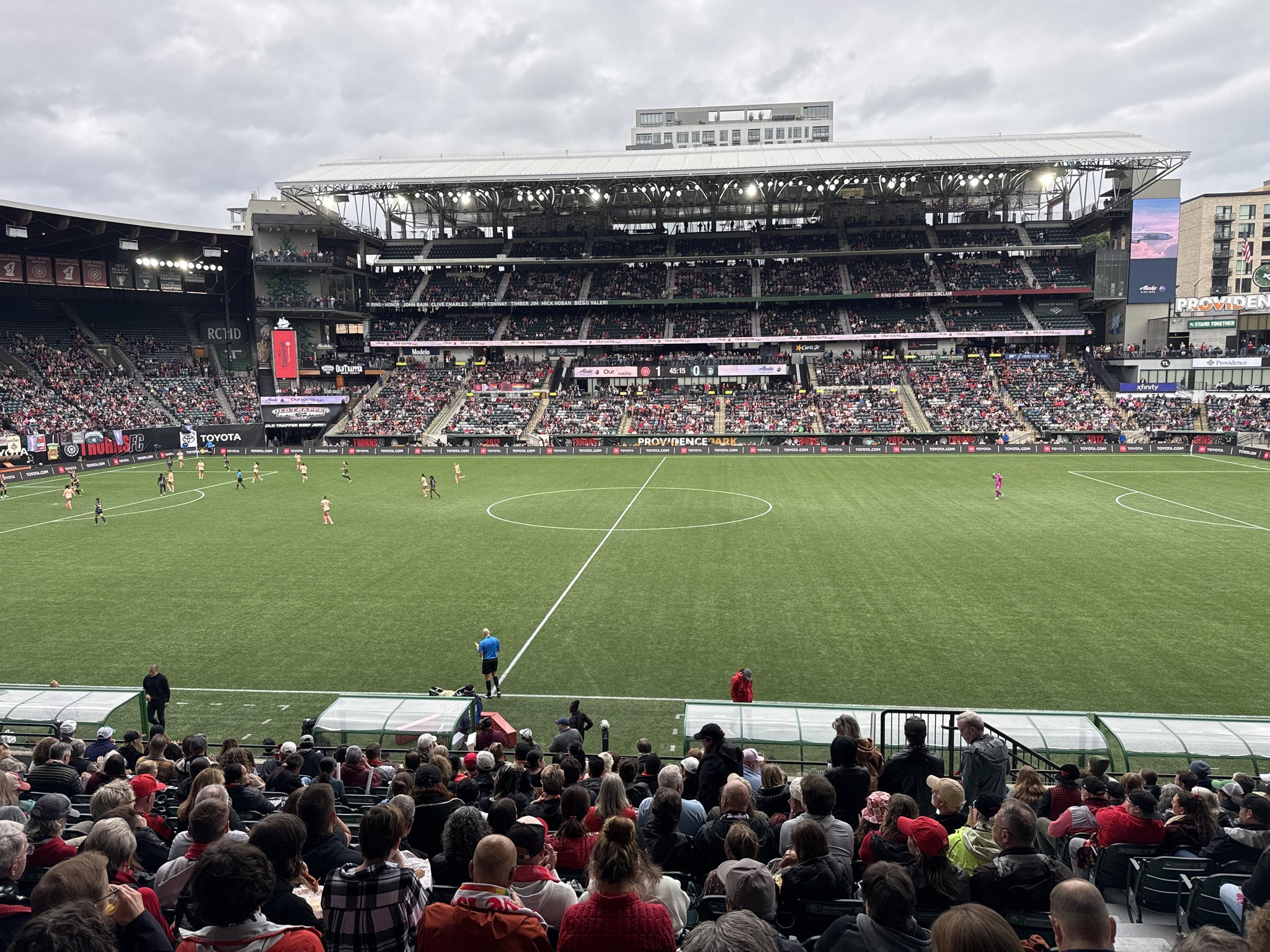 Real Fan View taken from Section 118 at Providence Park by Matthew W