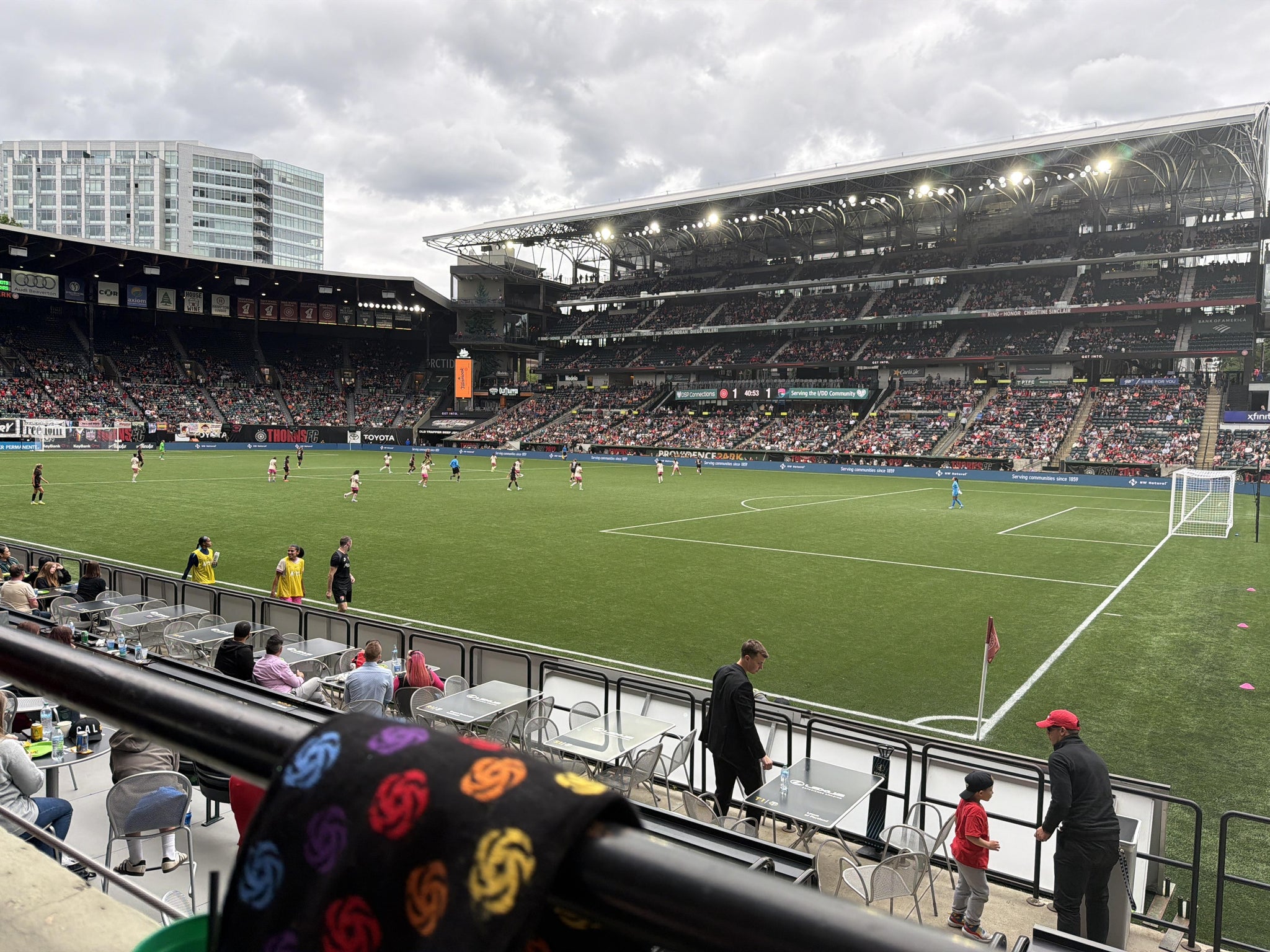 Real Fan View taken from Section 122 at Providence Park by Max F