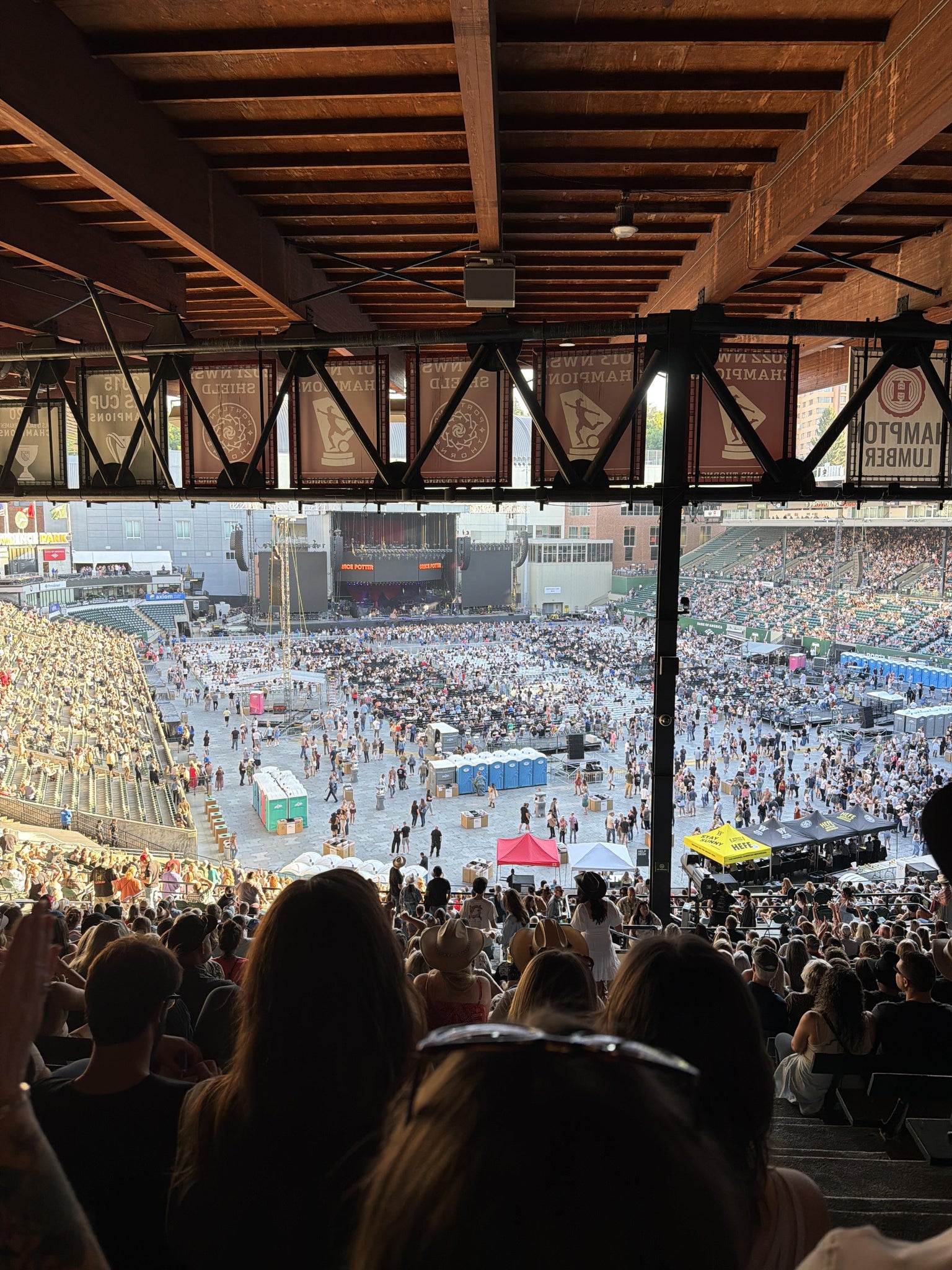 Real Fan View taken from Section 203 at Providence Park by Melissa B