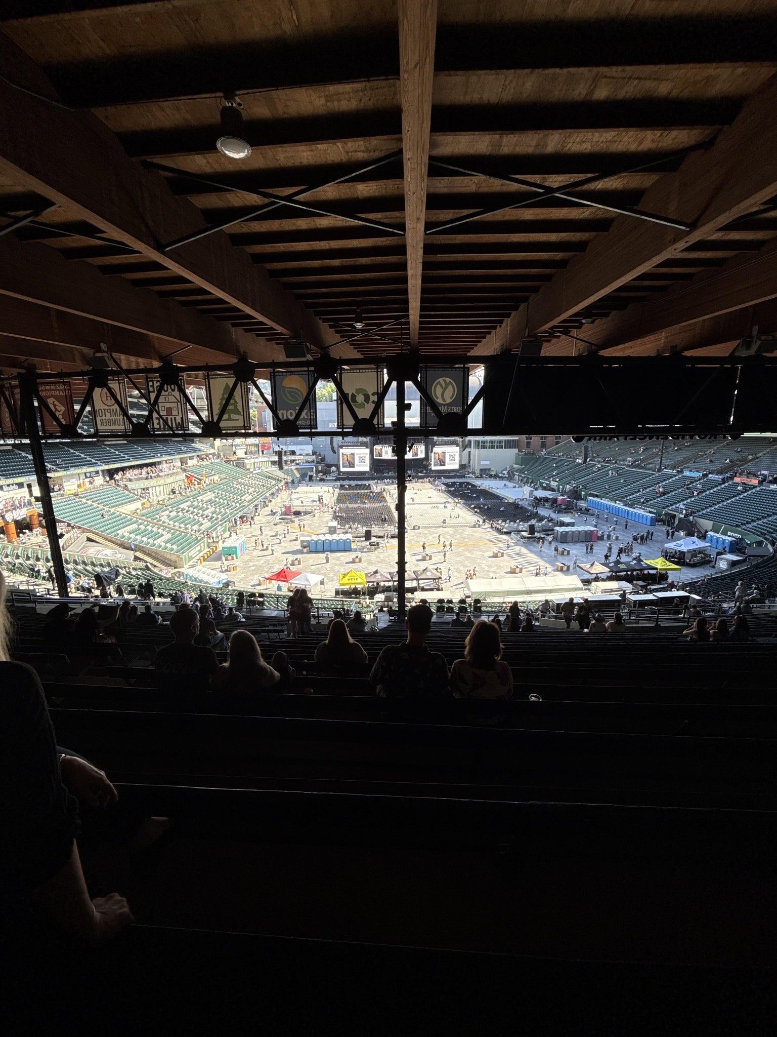 Real Fan View taken from Section 206 at Providence Park by Robert C