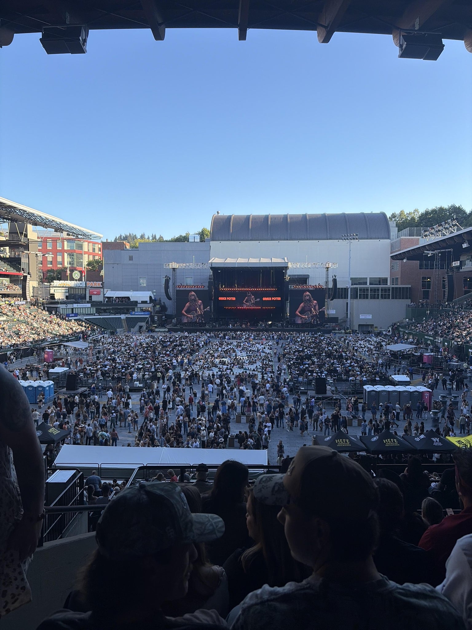 Real Fan View taken from Section 208 at Providence Park by Suzanne B